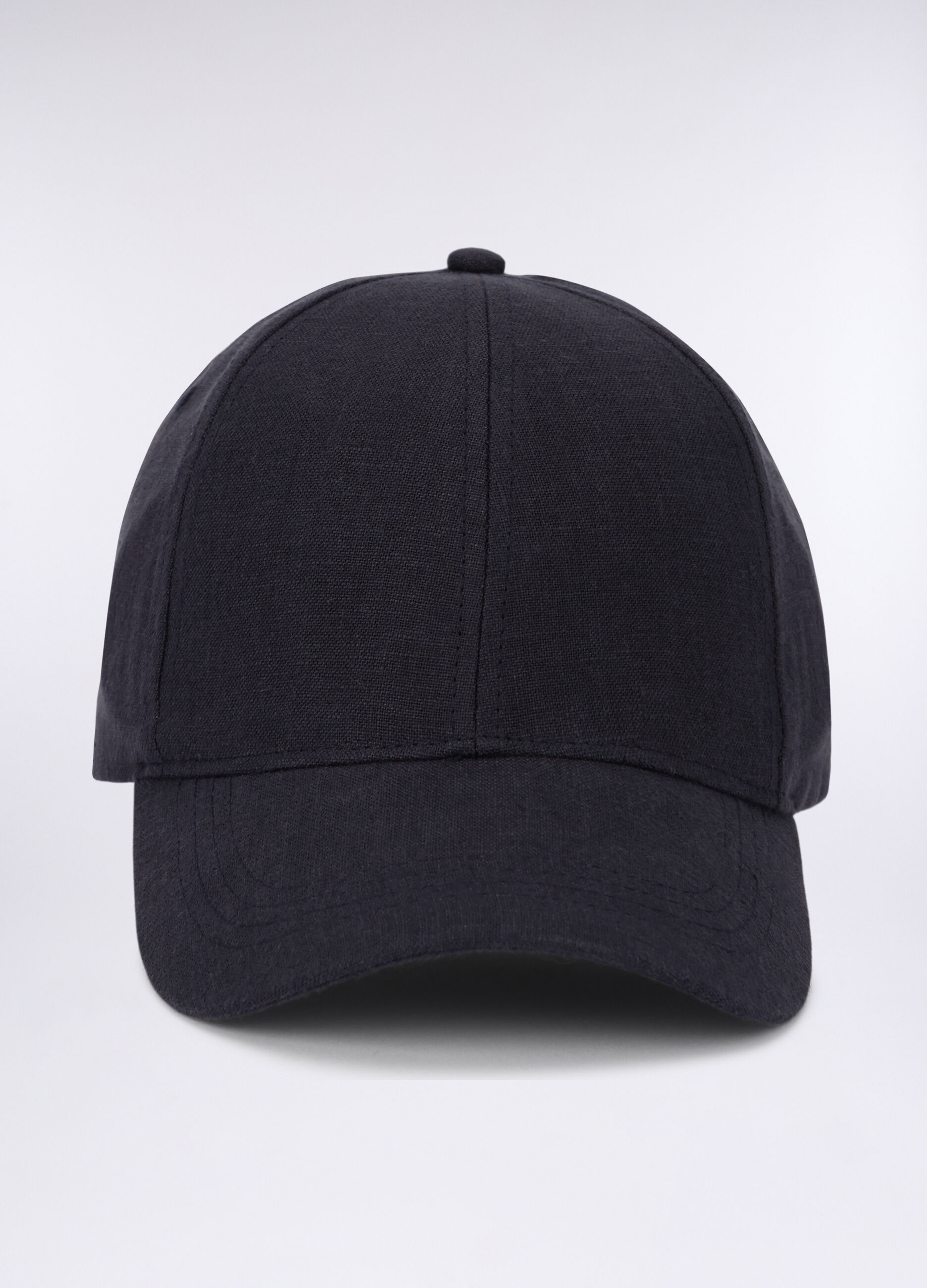 Cappello da baseball in seersucker di lino uomo_0