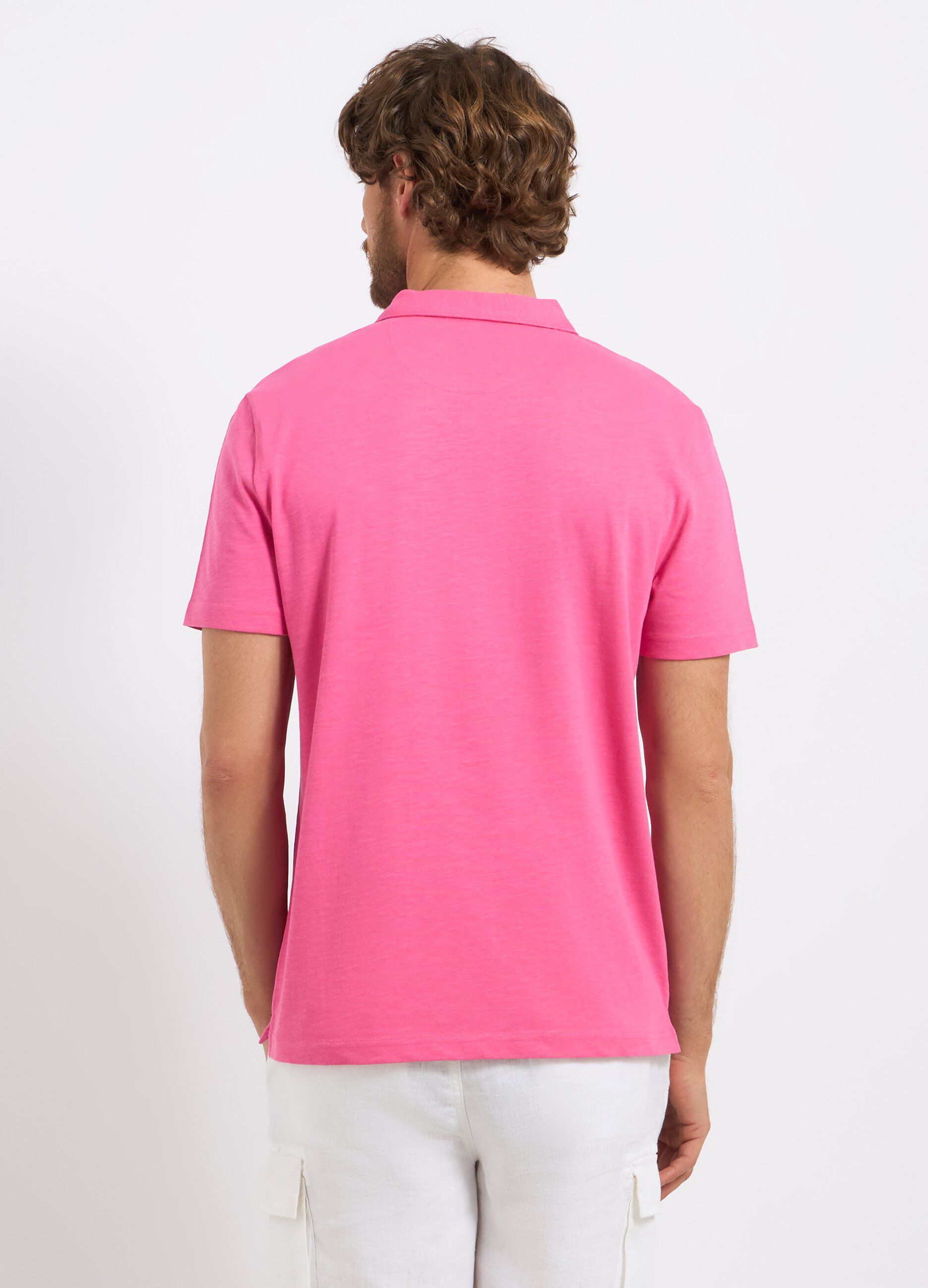 Polo in puro cotone slub uomo_2