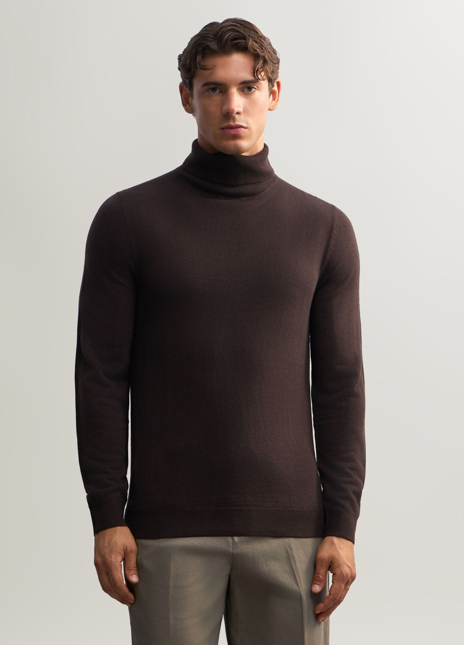 Maglione collo alto slim fit uomo_0