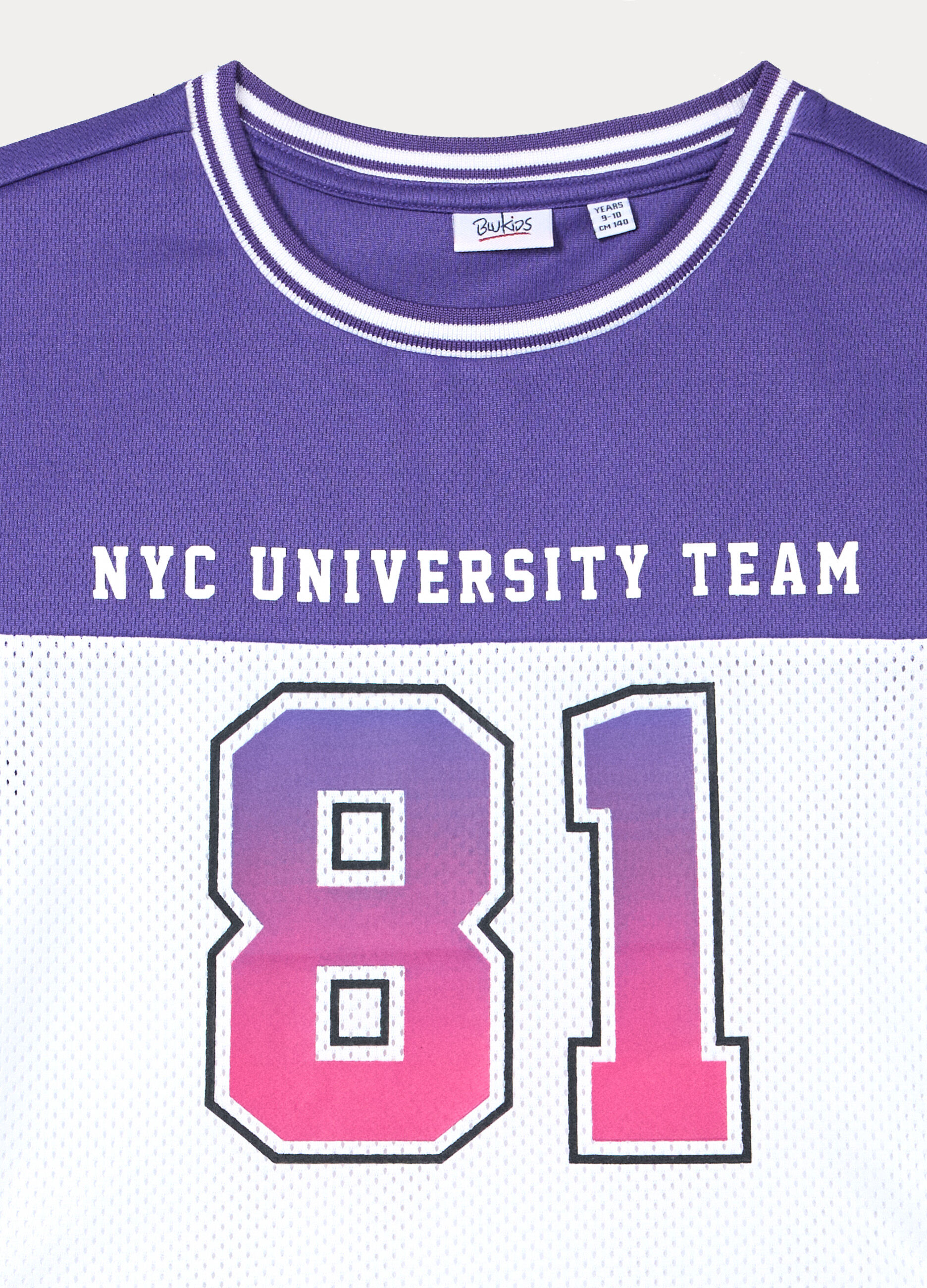 T-shirt boxy fit in mesh ragazza_2