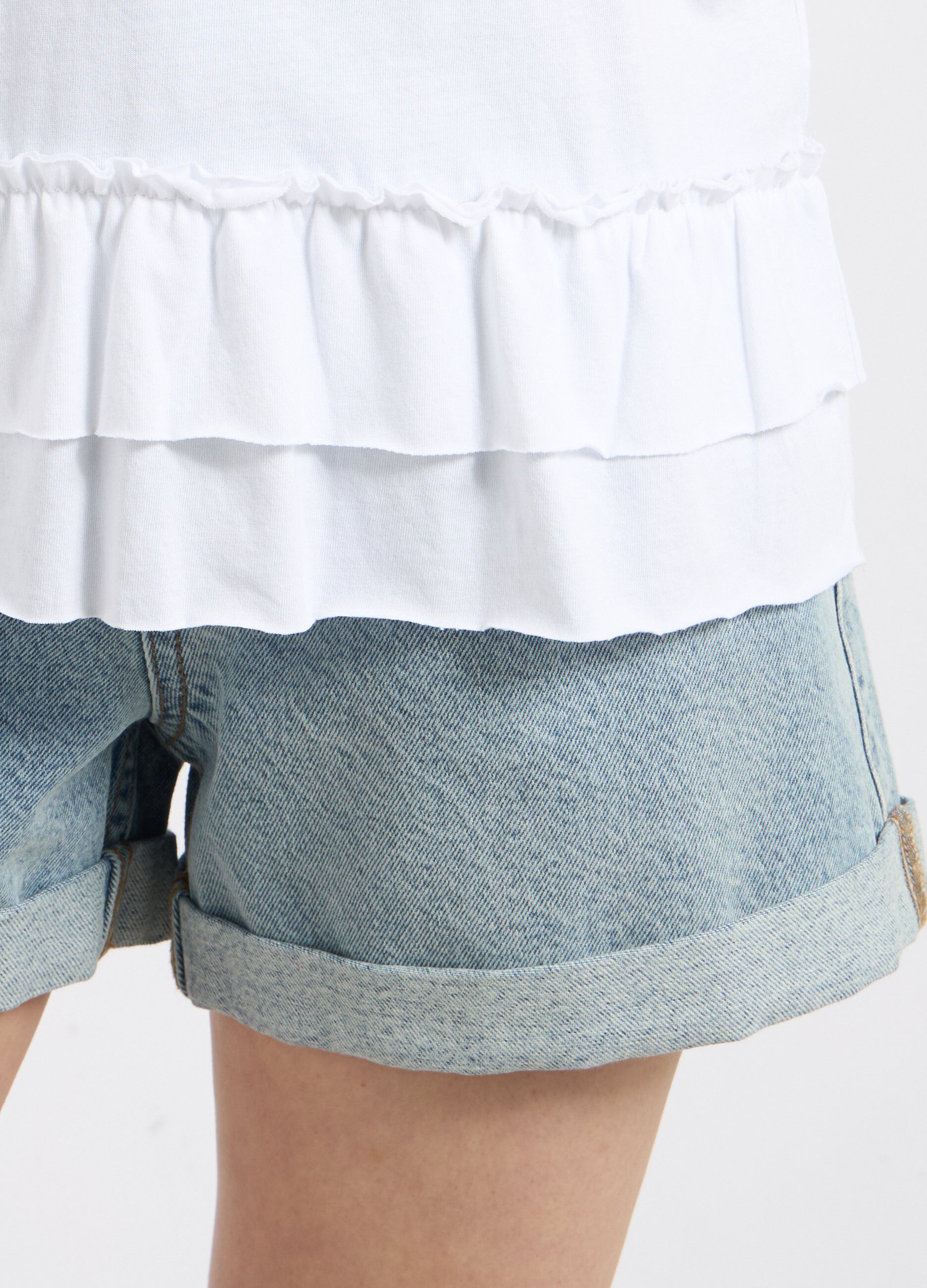 T-shirt in jersey di puro cotone donna_2