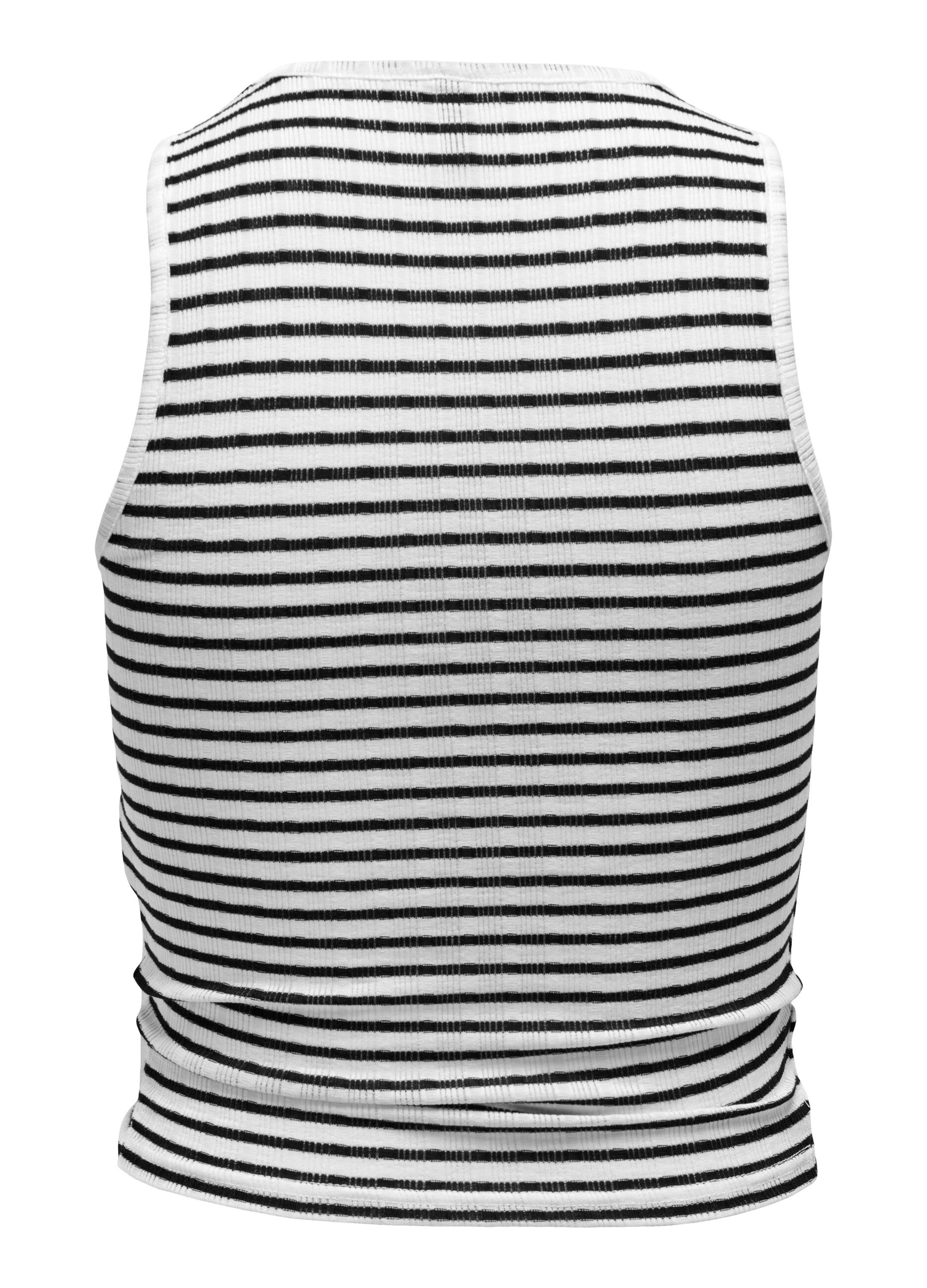 Top cropped a righe donna_5