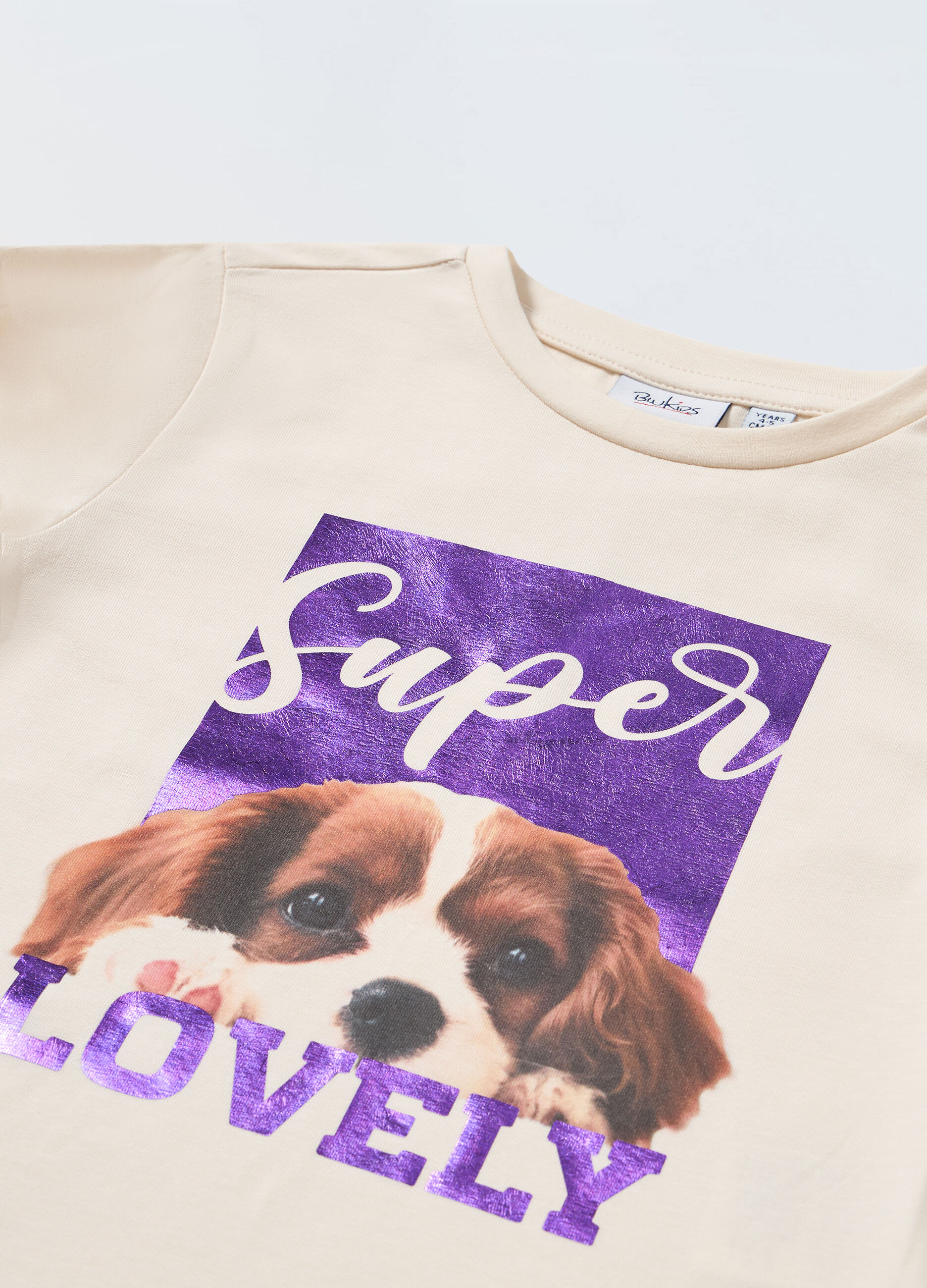 T-shirt in cotone stretch bambina_1