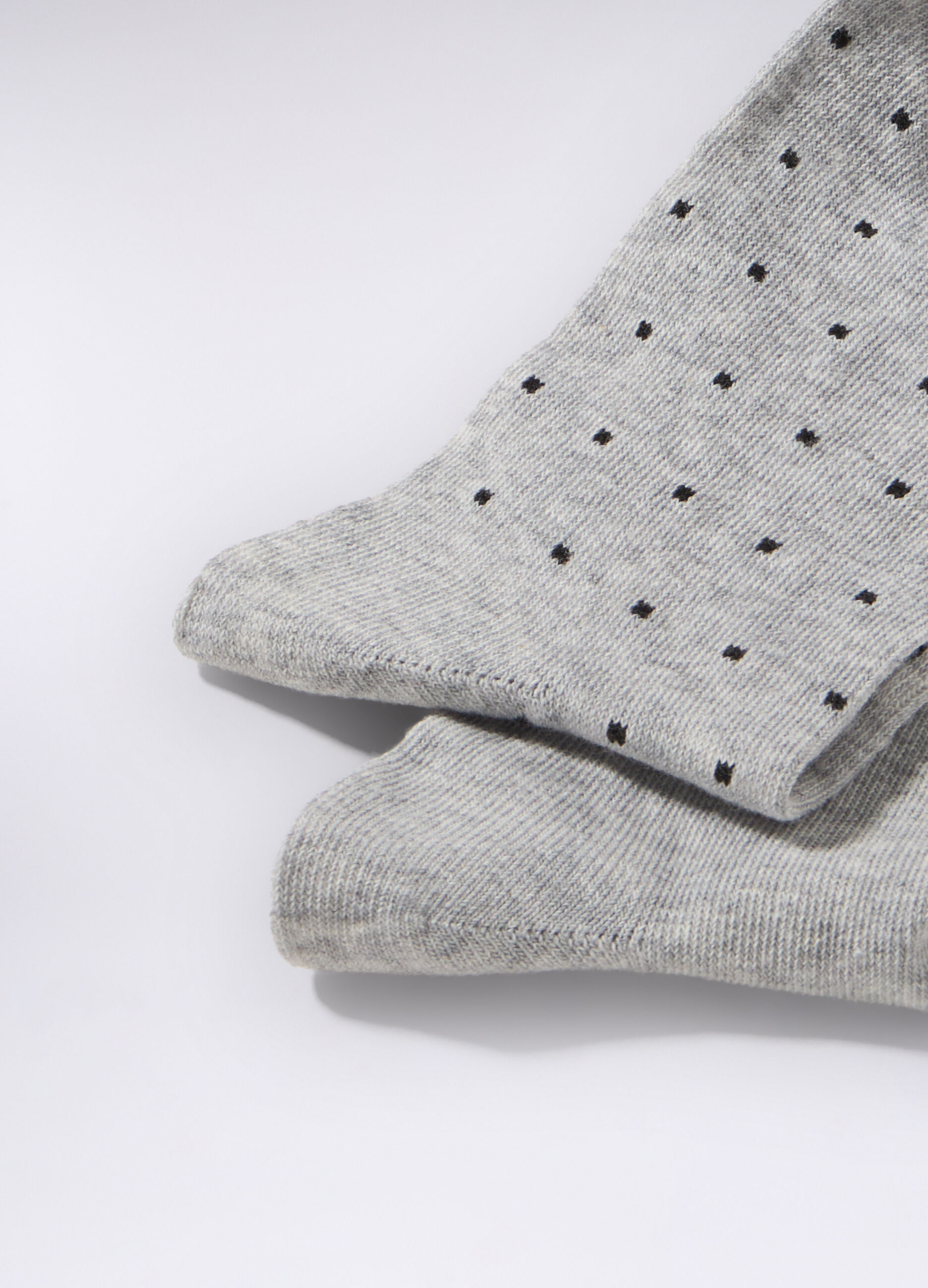 Pack 2 calze midi in cotone stretch donna_1