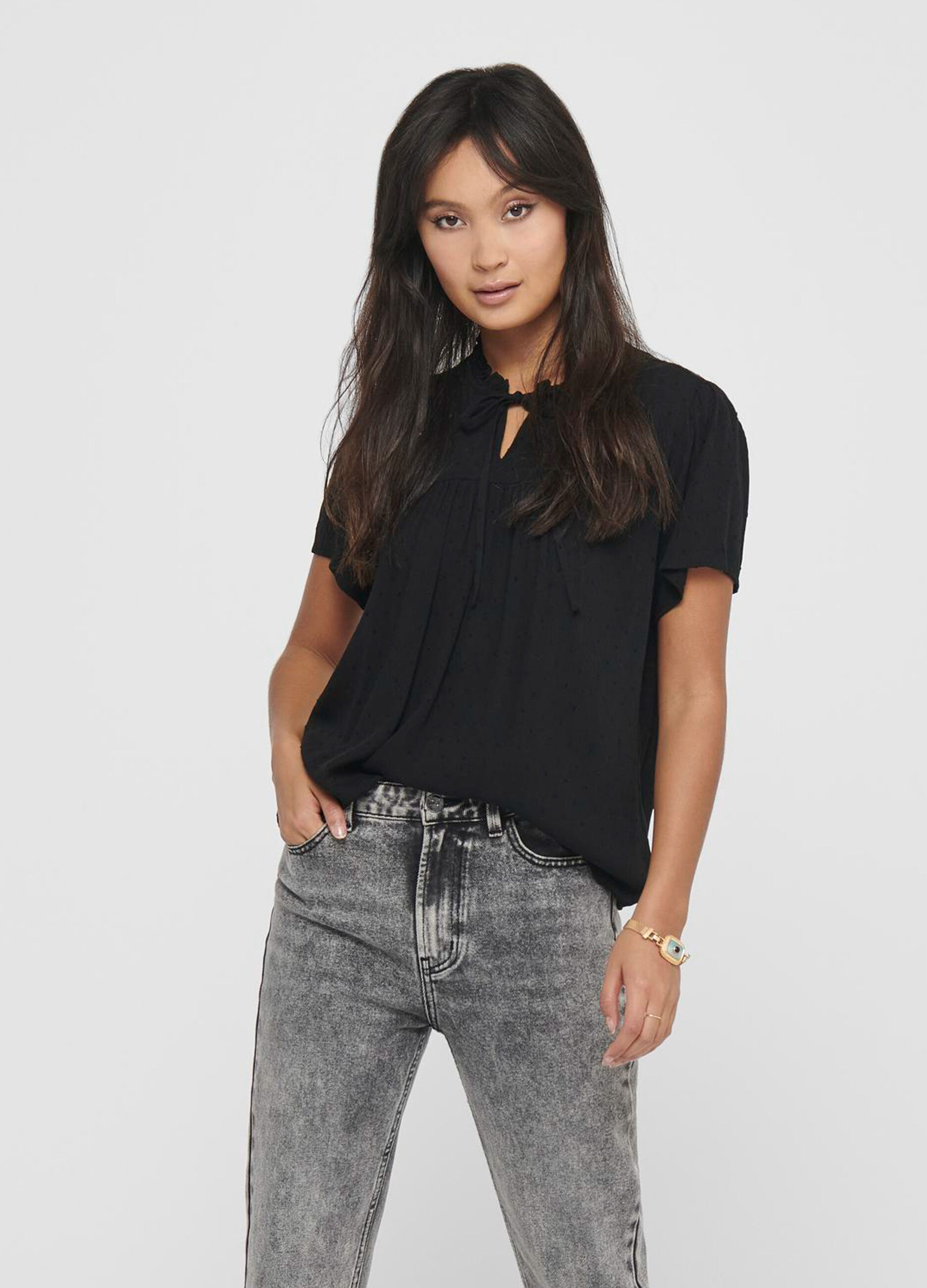 T-shirt in puro cotone donna_2