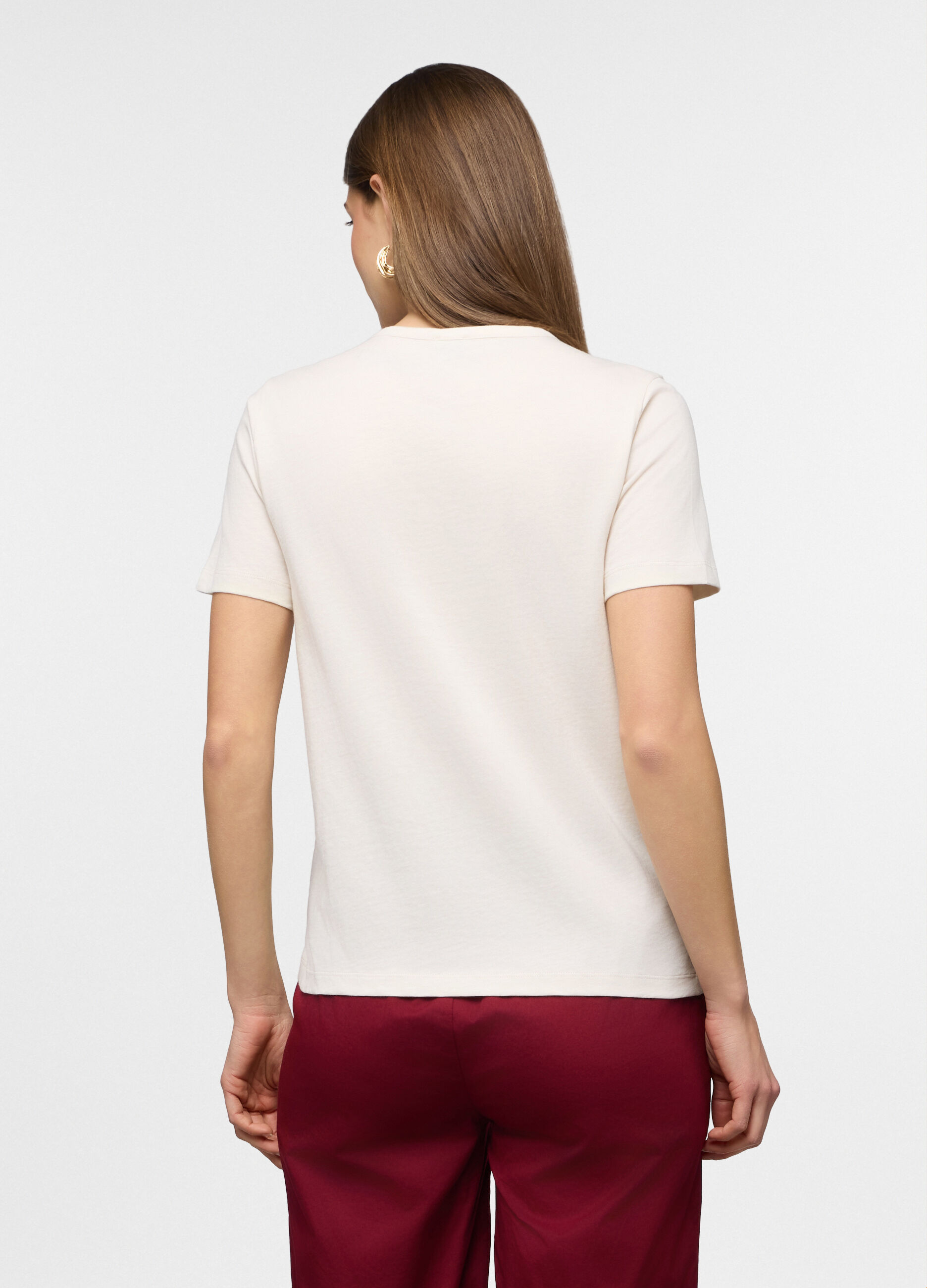 T-shirt girocollo donna_1