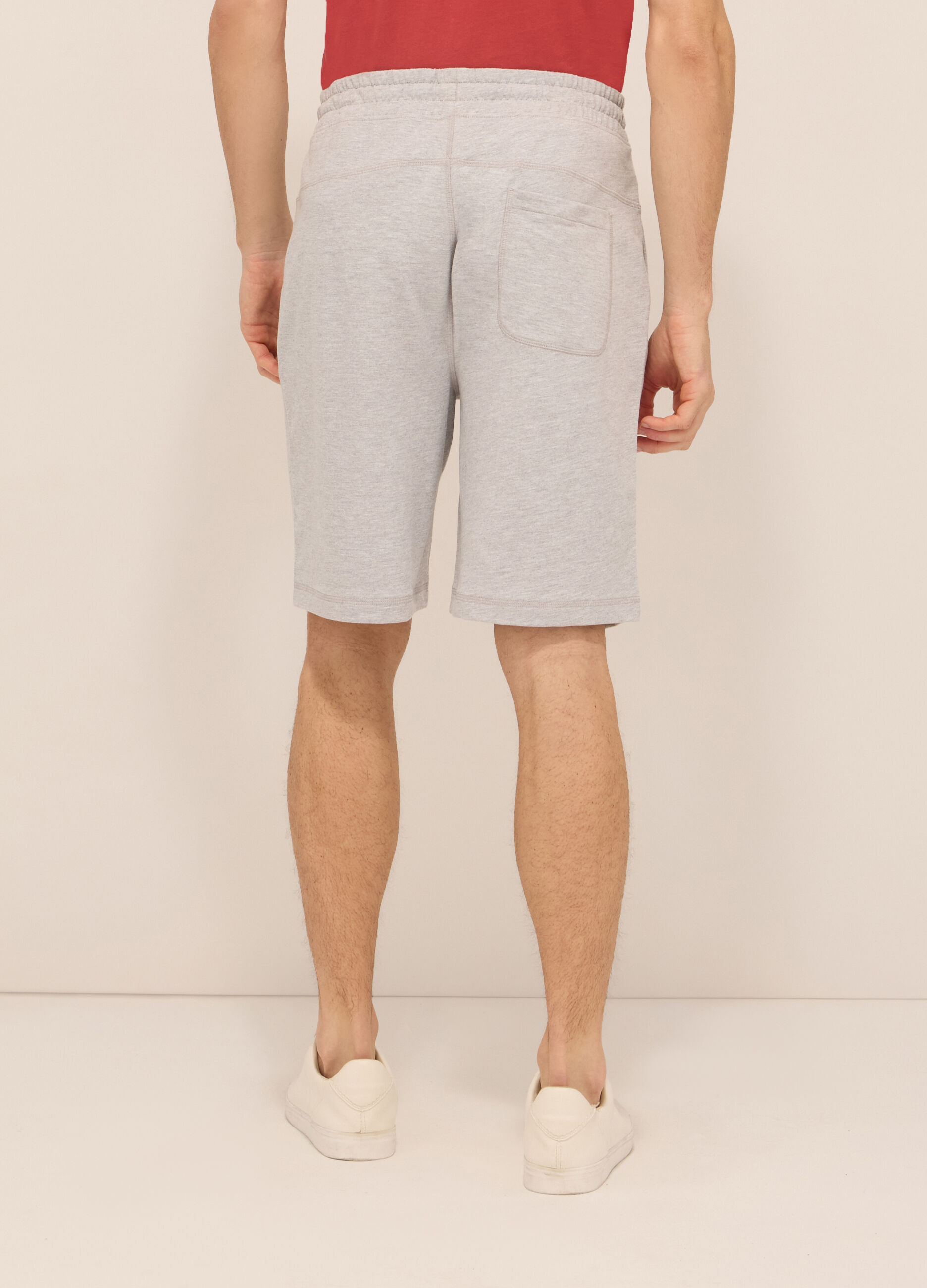 Short sportivi in felpa di cotone uomo_1