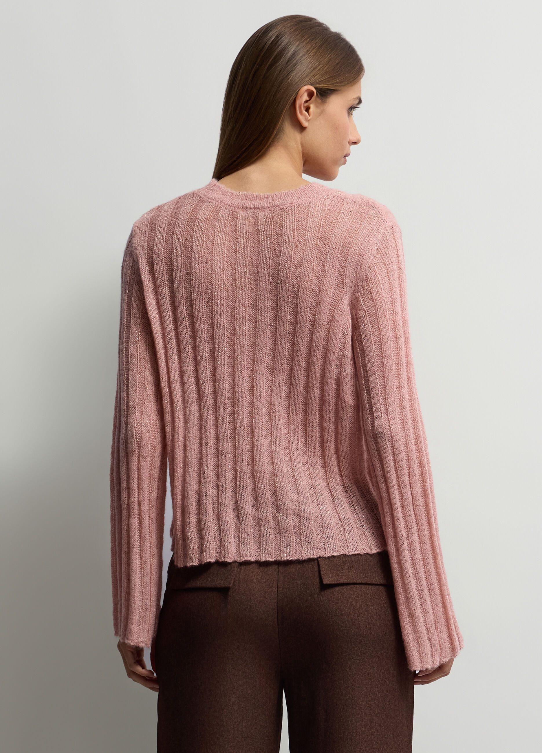 Pullover girocollo jacquard donna_1