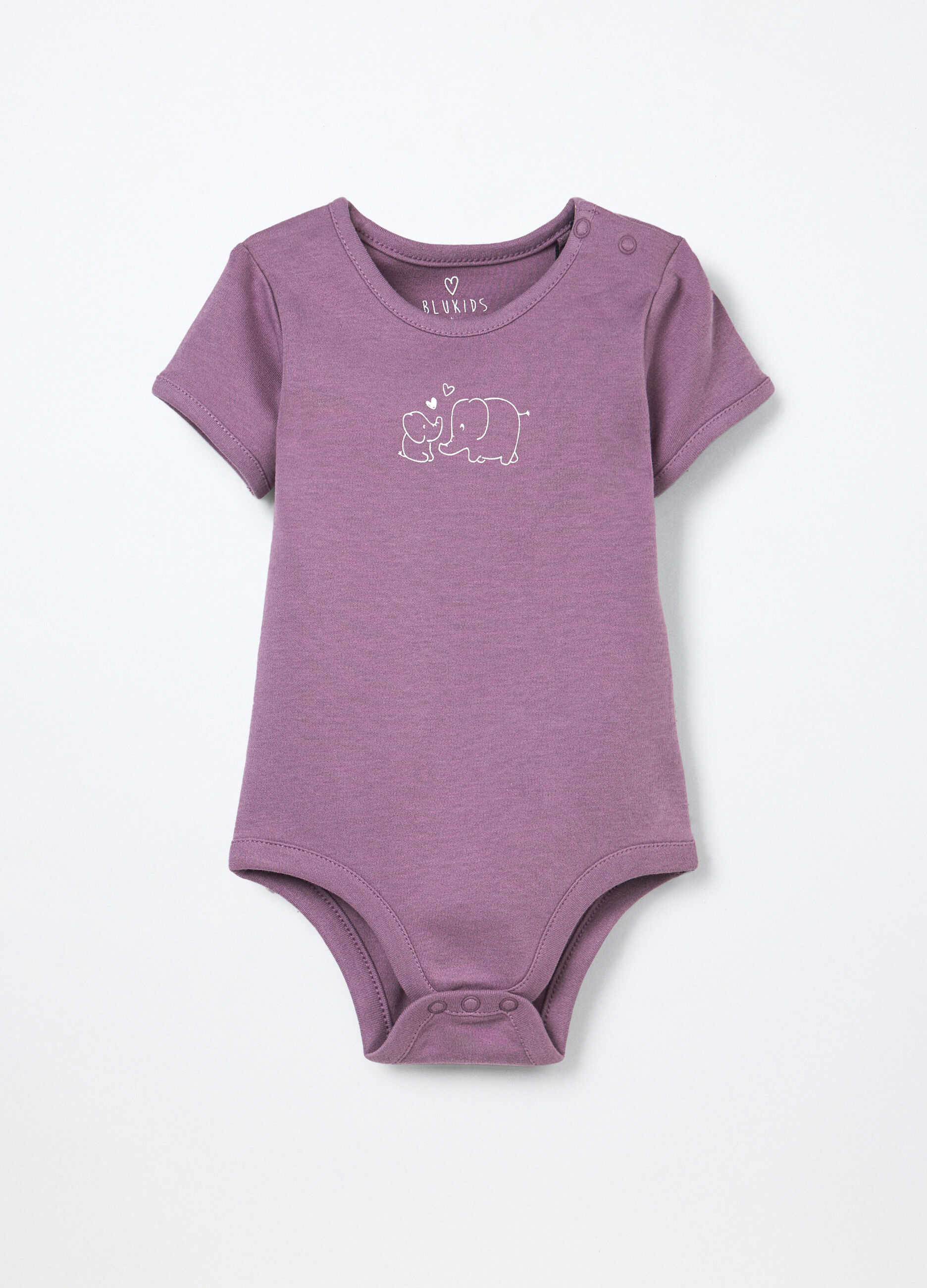 Body in interlock di puro cotone neonata_0