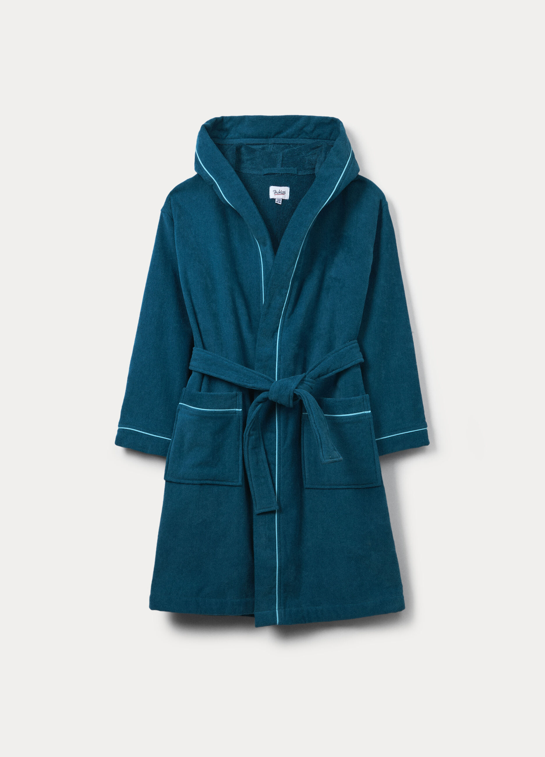 Accappatoio in puro cotone velour_0