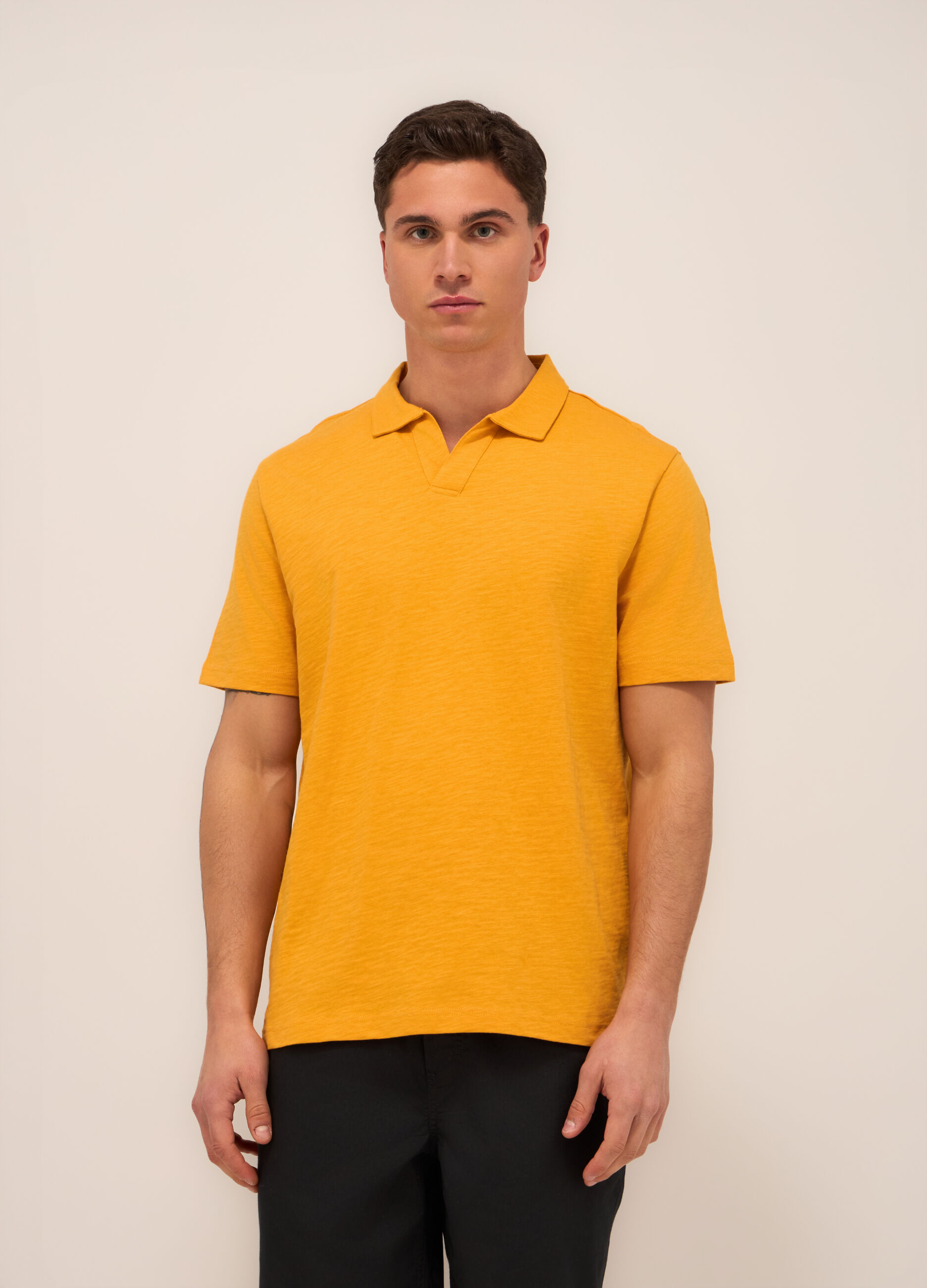 Polo in cotone mélange uomo_0
