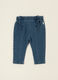 Jeans denim blu in cotone elasticizzato da neonata slim fit_0