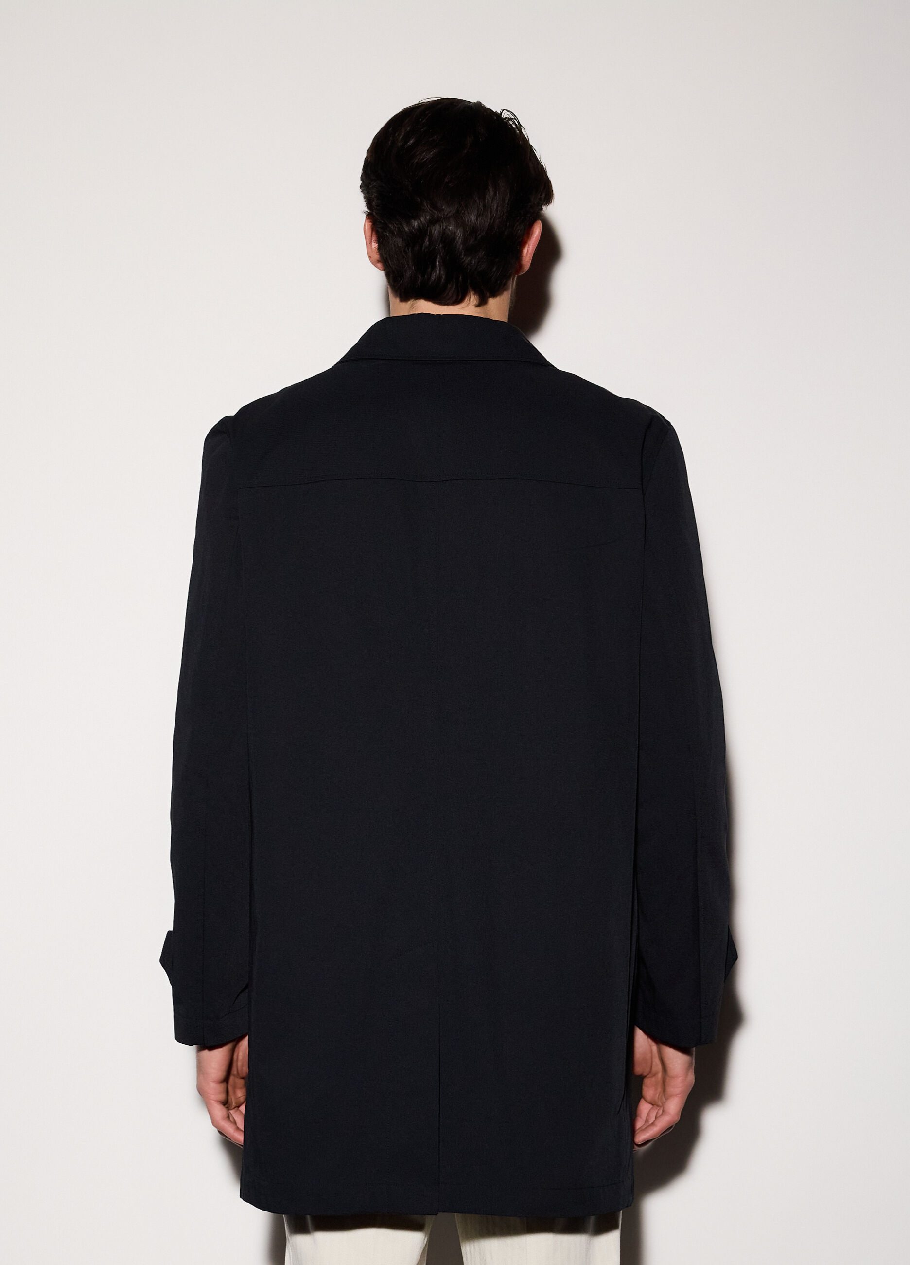 Cappotto in misto cotone uomo_1