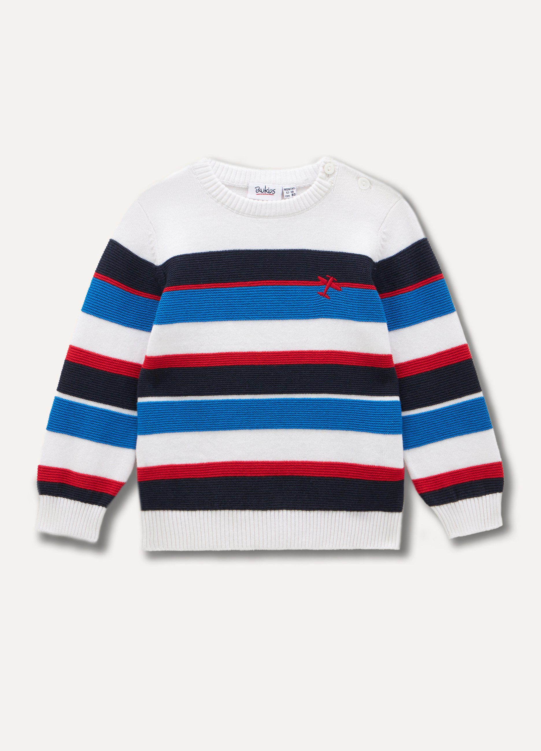 Maglioncino in puro cotone tricot neonato_0