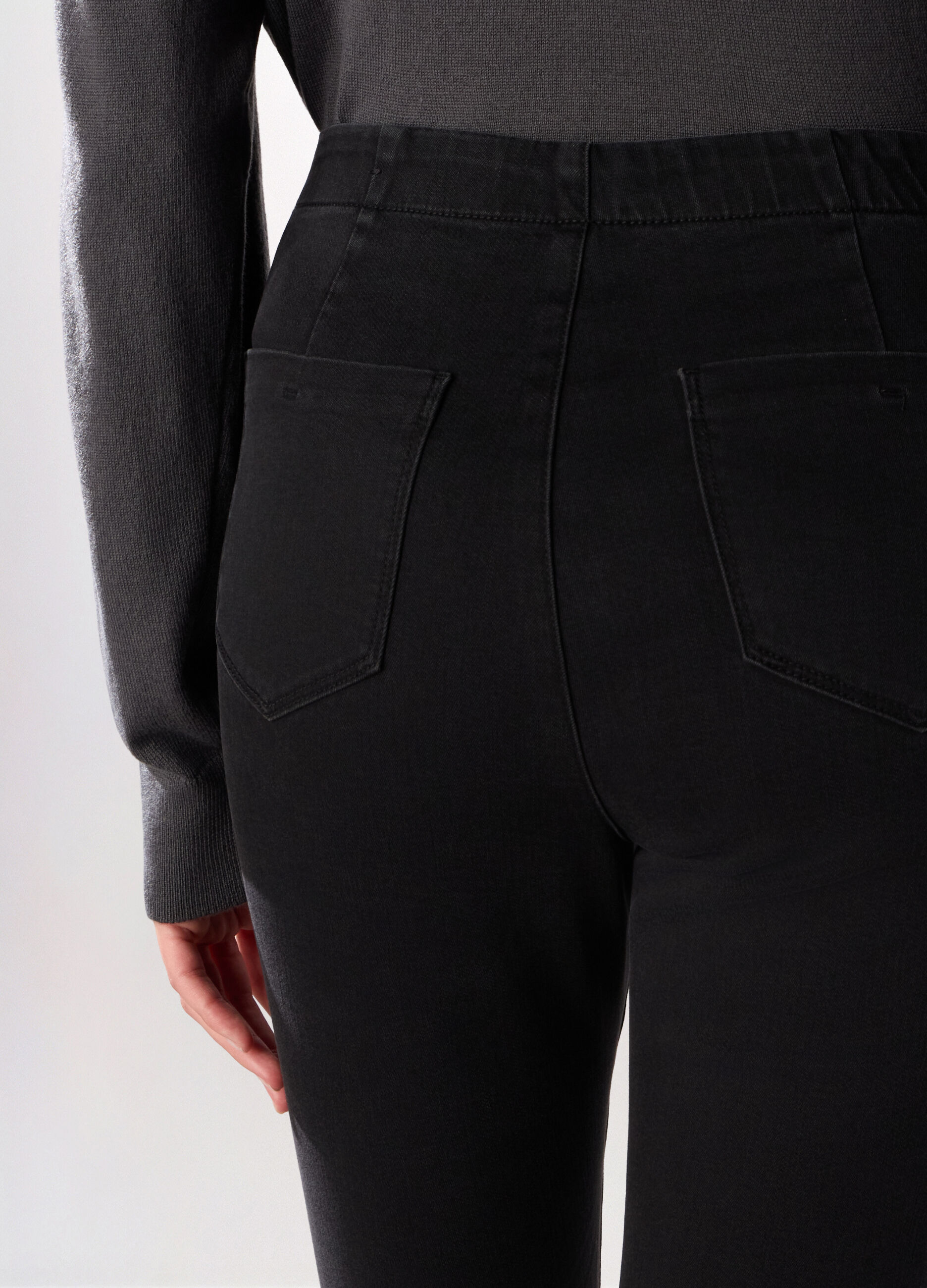 Treggings in denim stretch donna_2