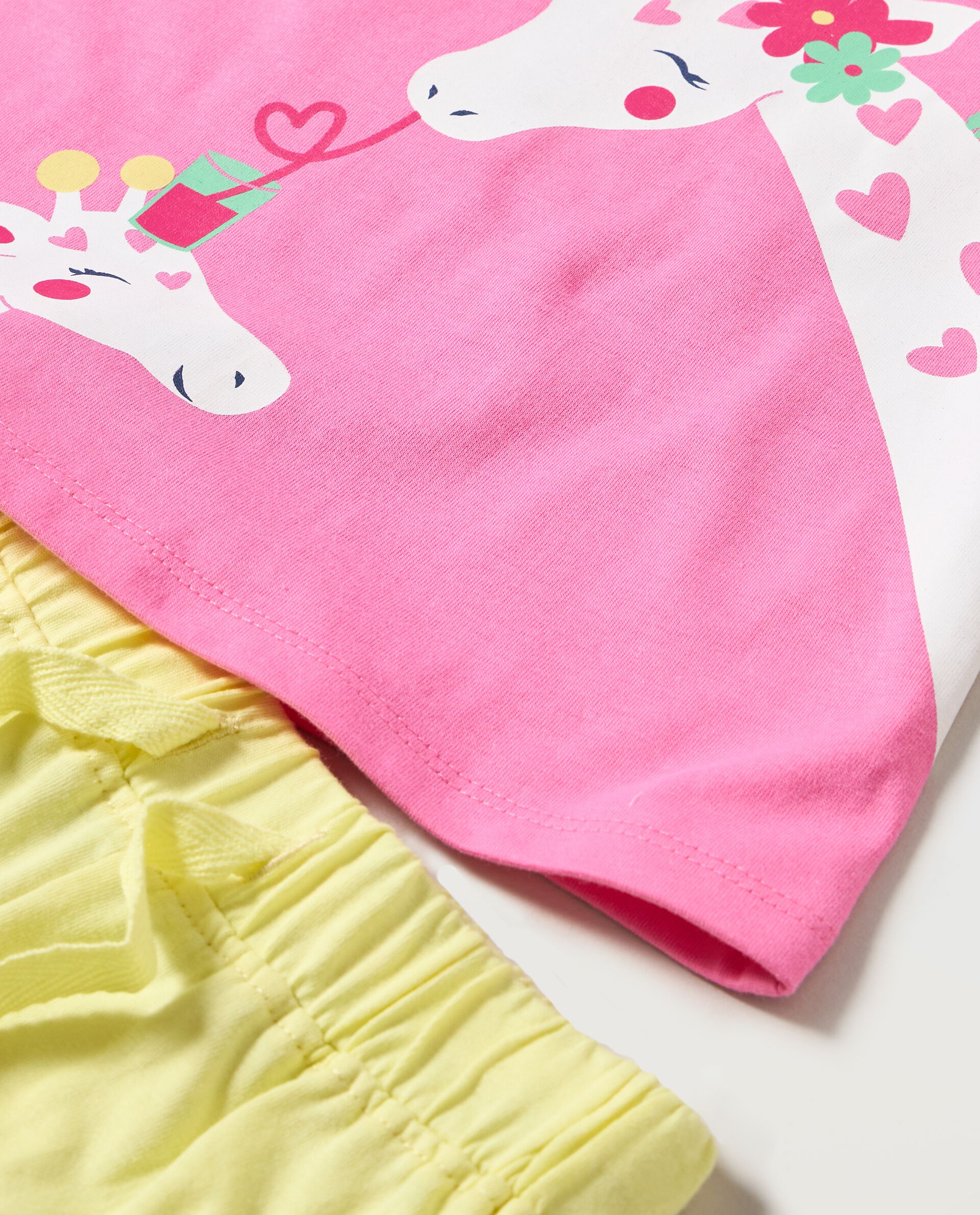 Jogging set in puro cotone neonata_1