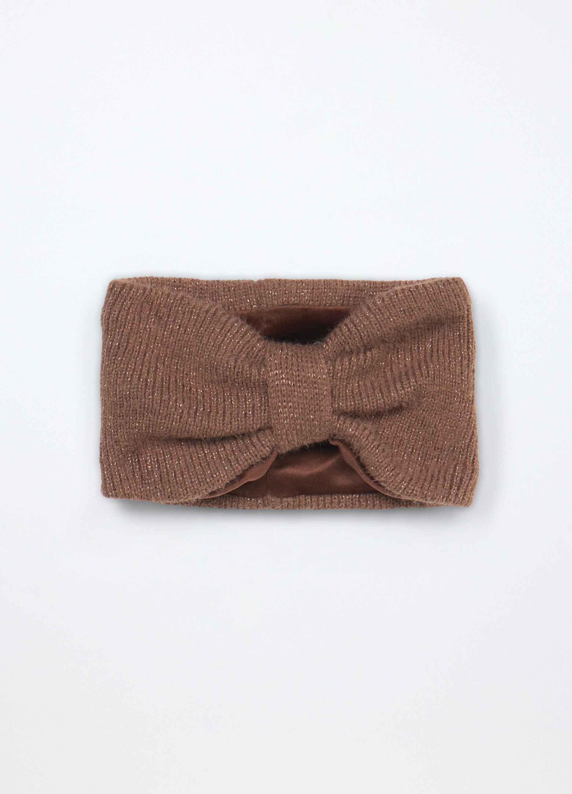 Scaldacollo tricot con filo lurex_1