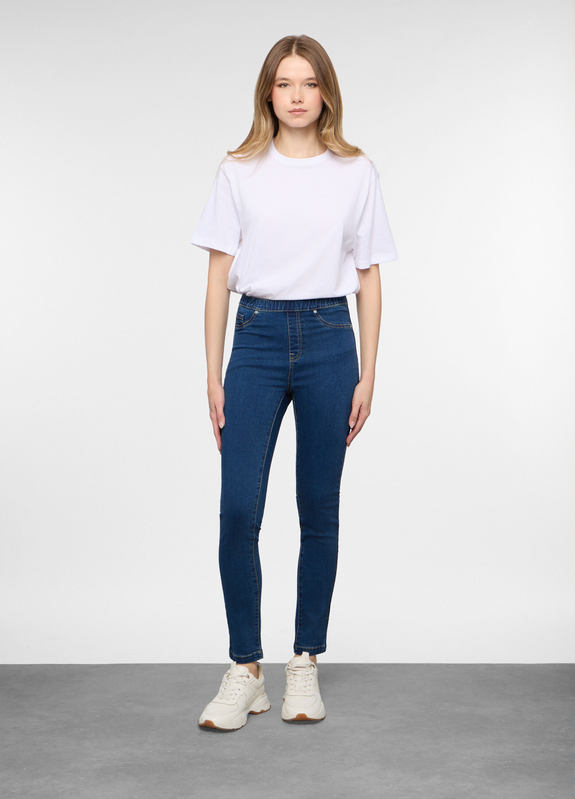 Jegging skinny denim stretch donna _0