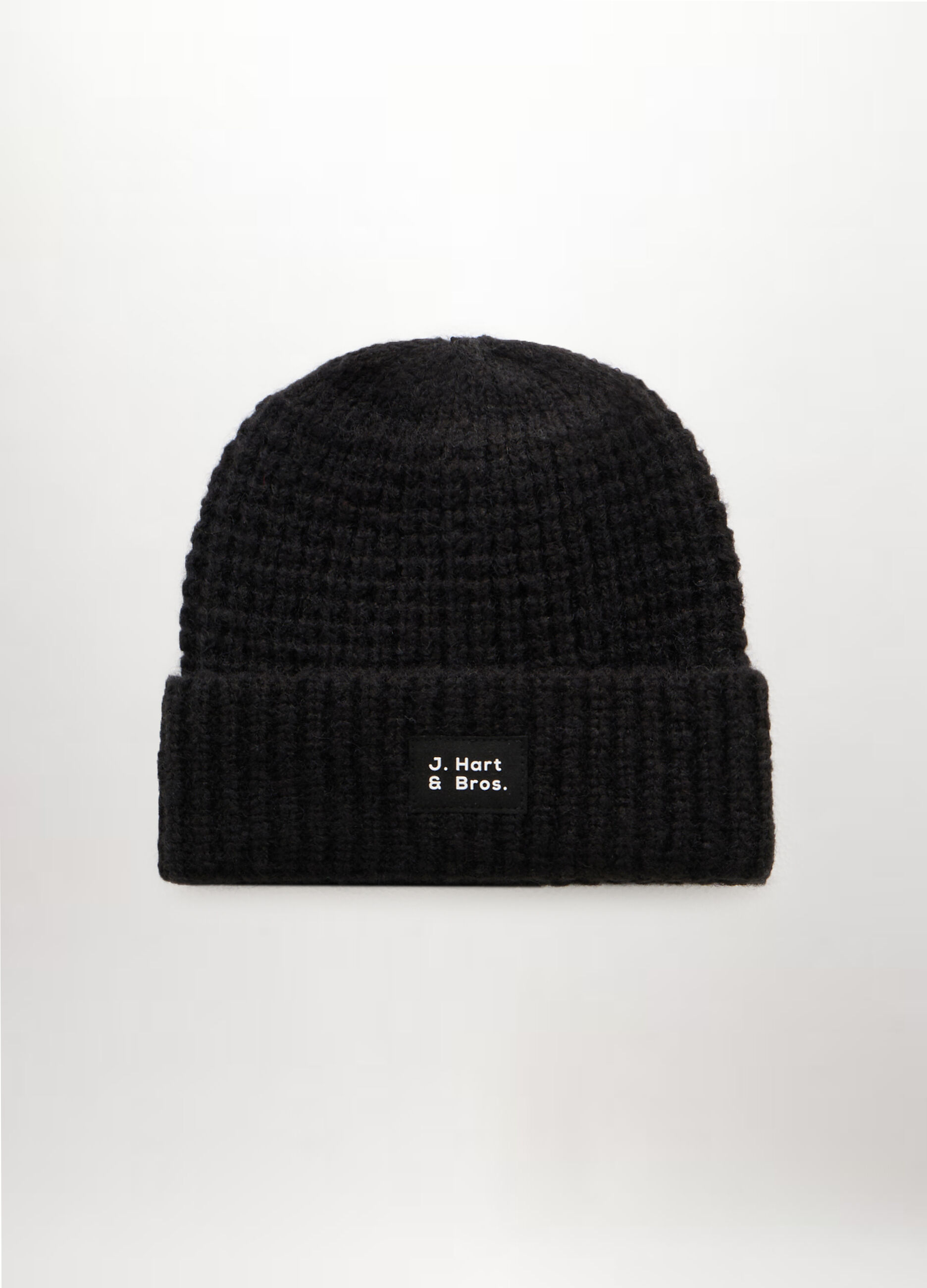 Berretto a coste con logo uomo_0