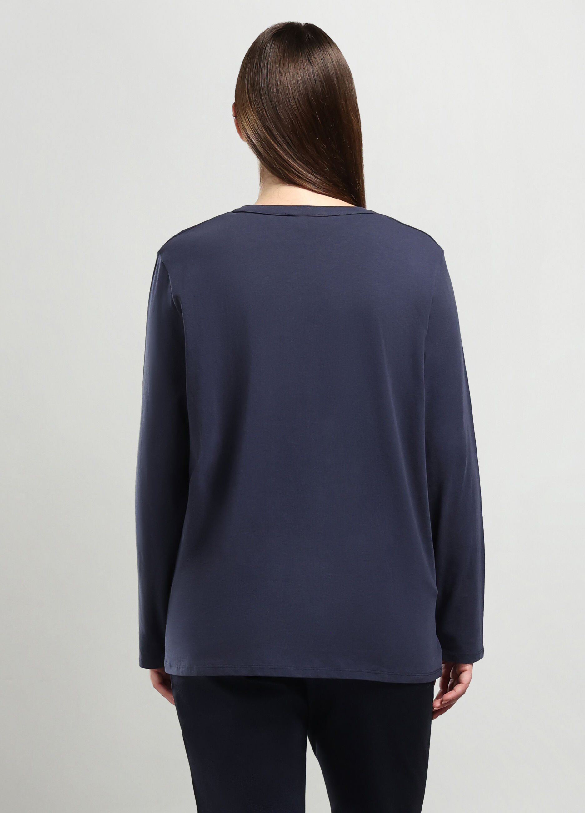 T-shirt in puro cotone donna curvy_1