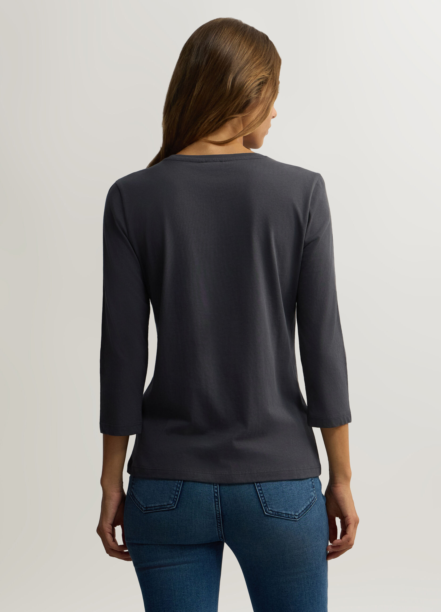 T-shirt girocollo donna_1