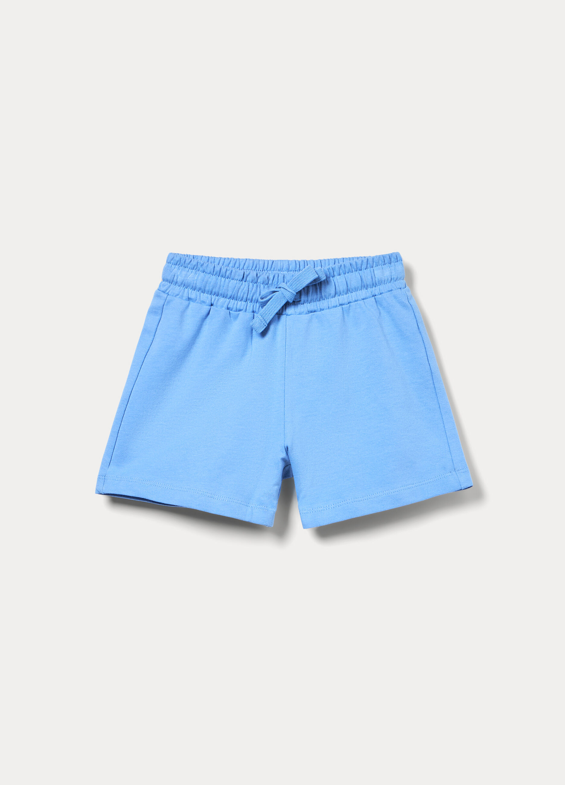 Shorts in french terry di puro cotone bambina_0