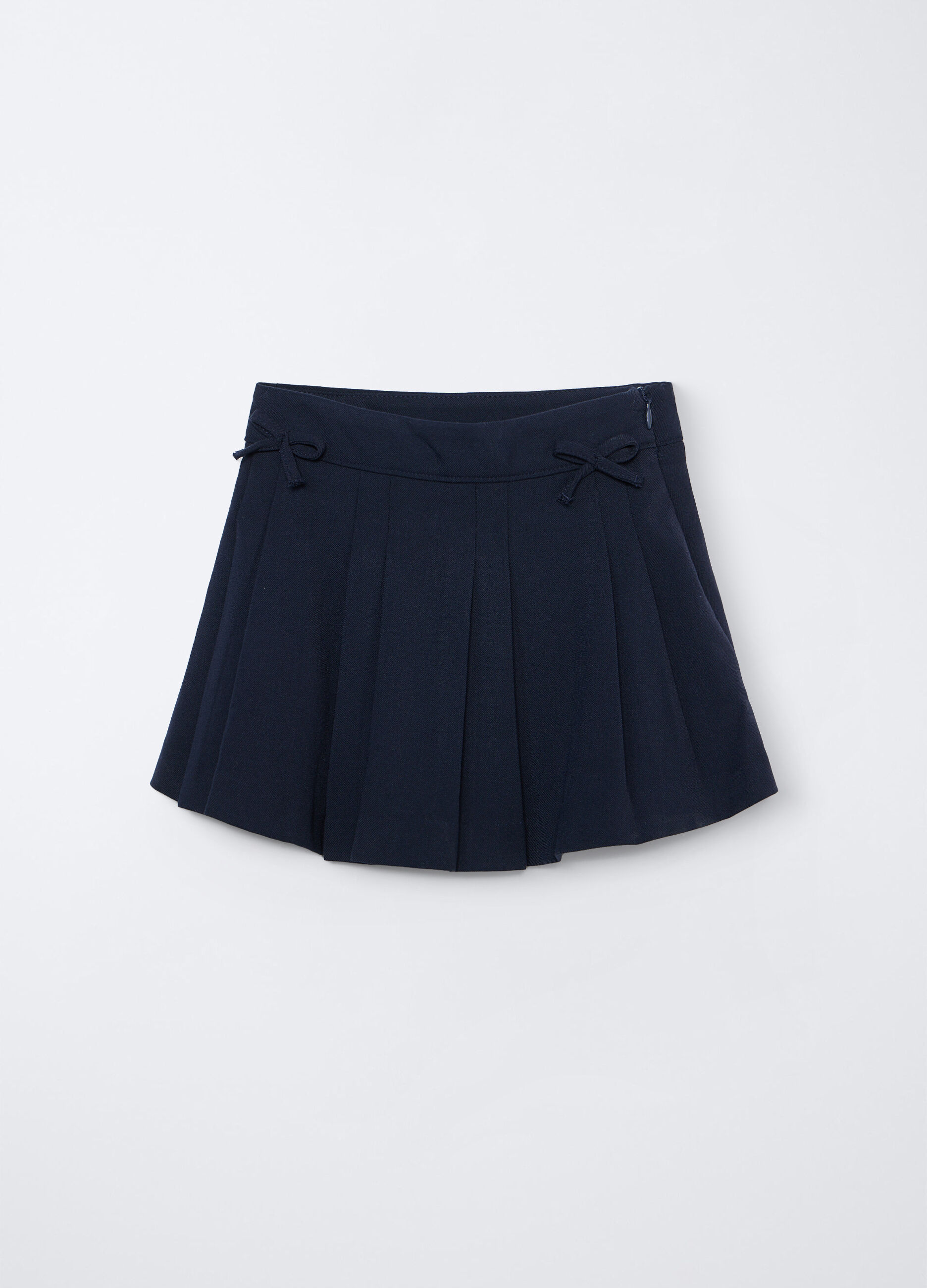 Gonna corta misto viscosa stretch bambina_0