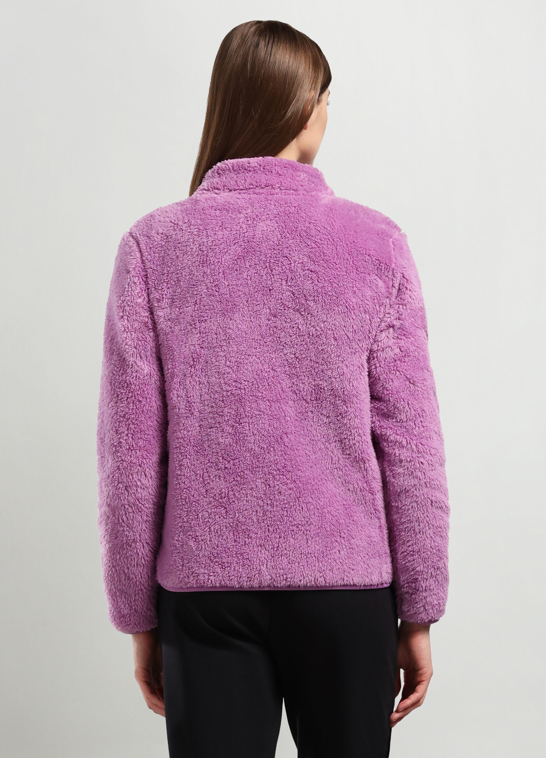 Giacca in sherpa donna_1