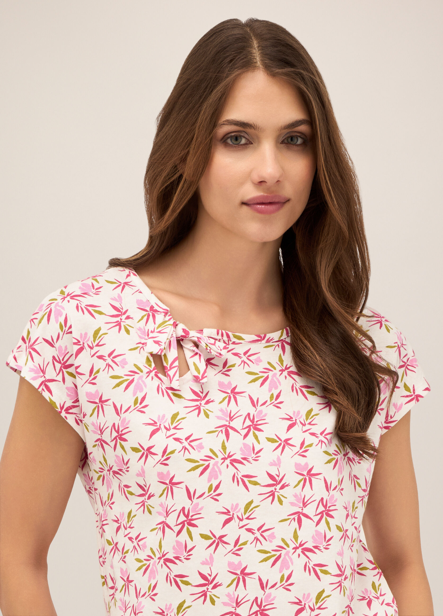 T-shirt in puro cotone donna_2