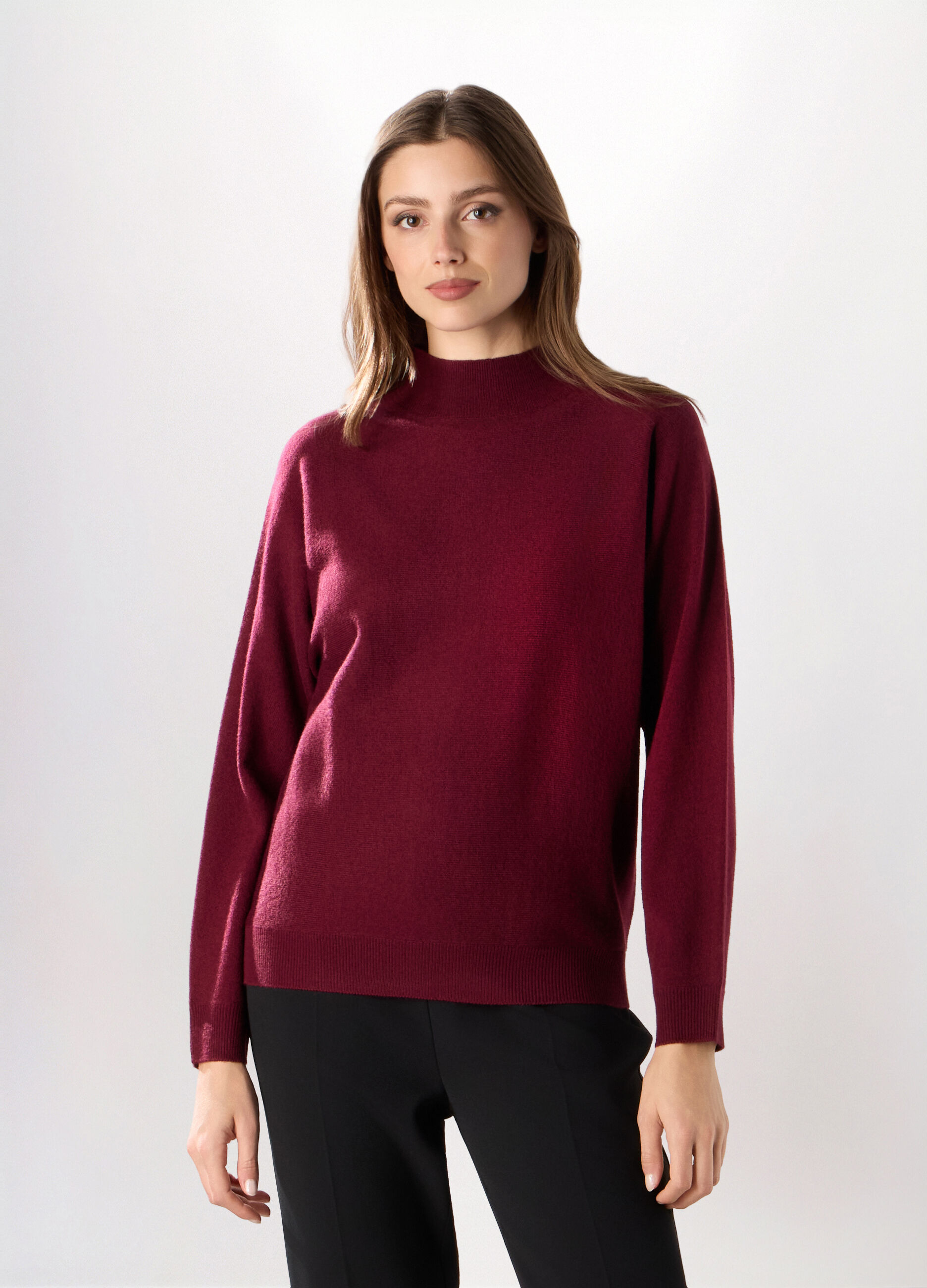 Tricot a collo alto donna_0