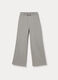 Jogger wide leg in french terry di puro cotone ragazza_0