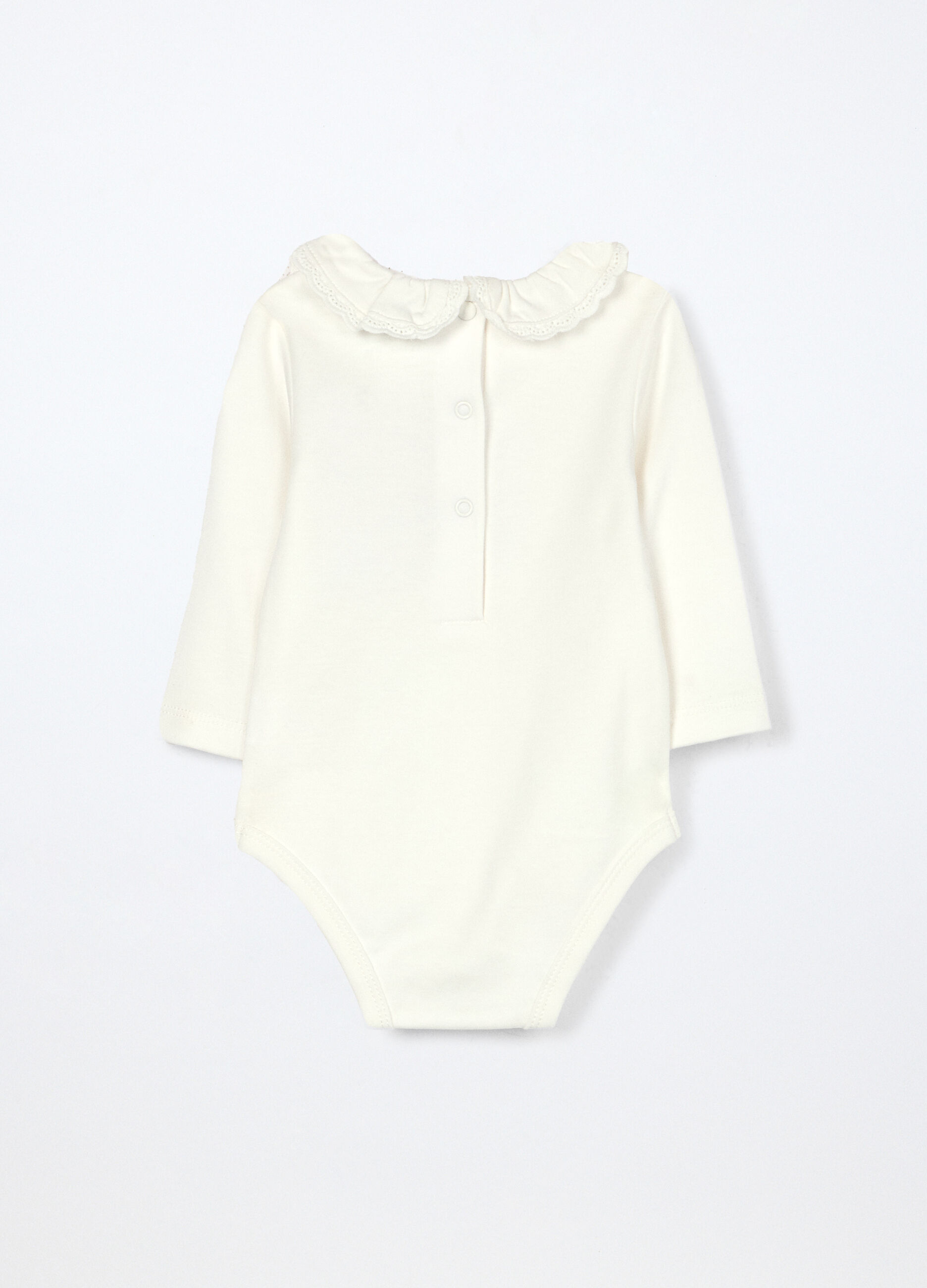 Body in interlock di puro cotone neonata_1