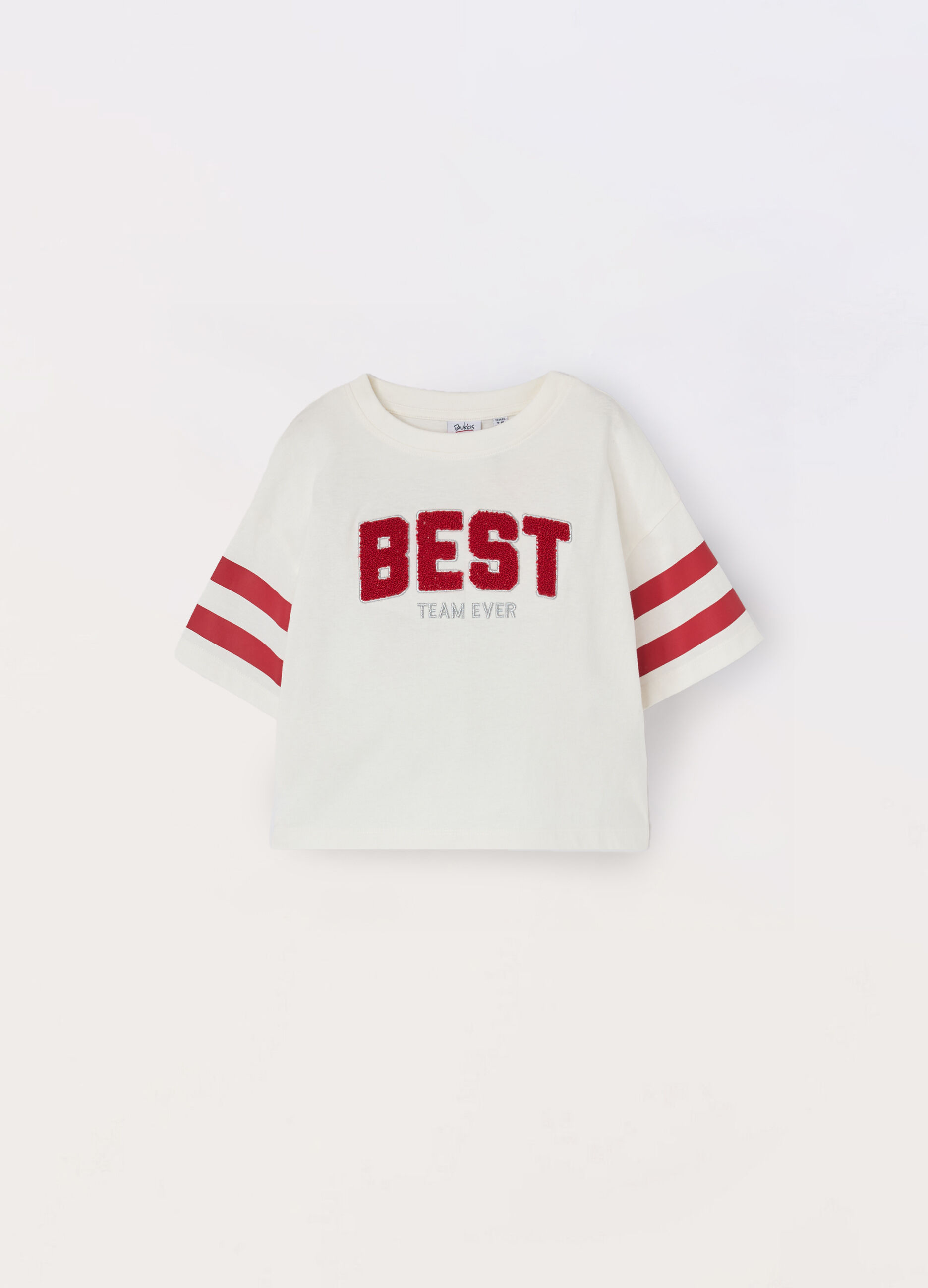 T-shirt in jersey di puro cotone ragazza