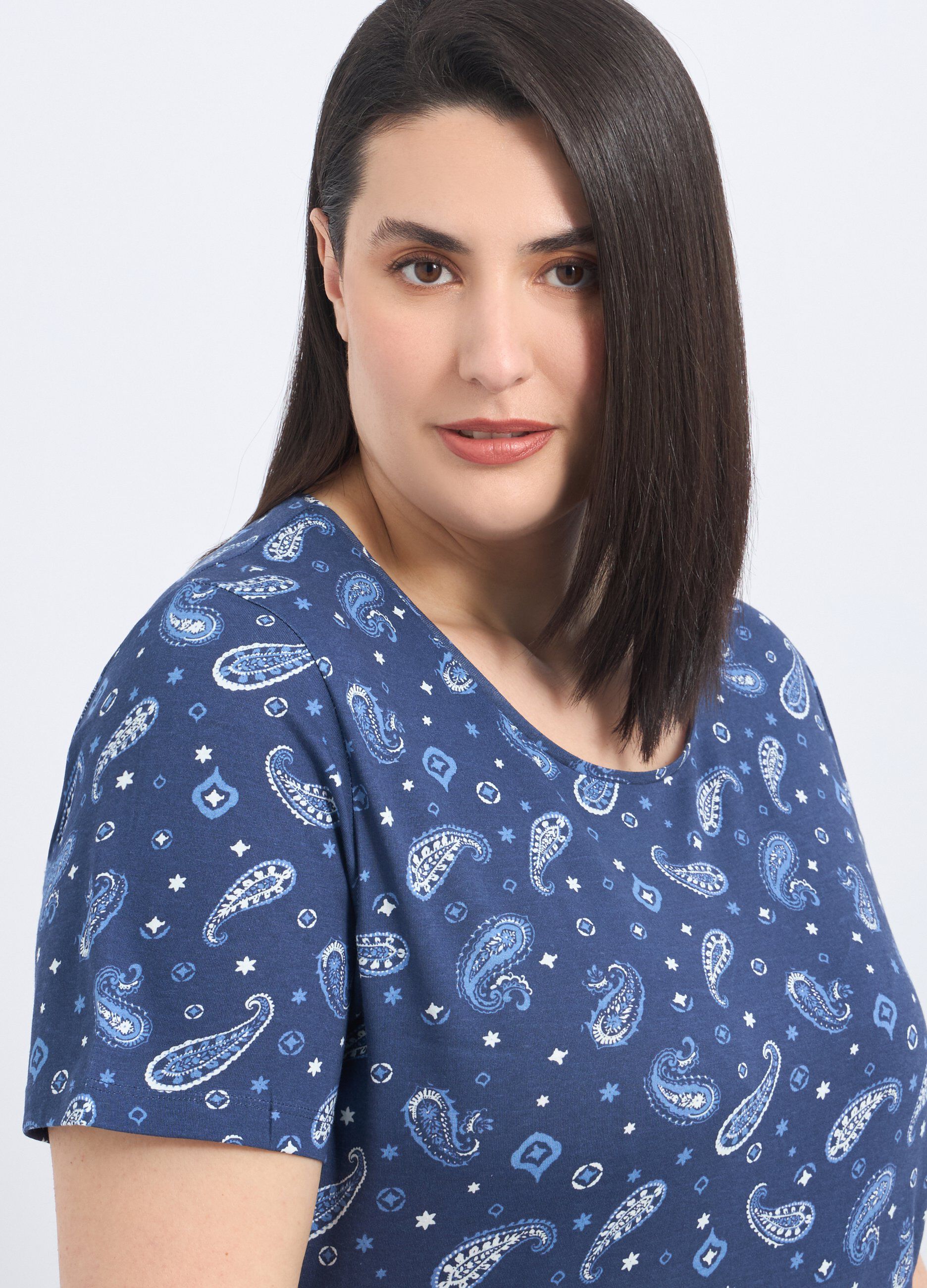 T-shirt in puro cotone donna curvy_2