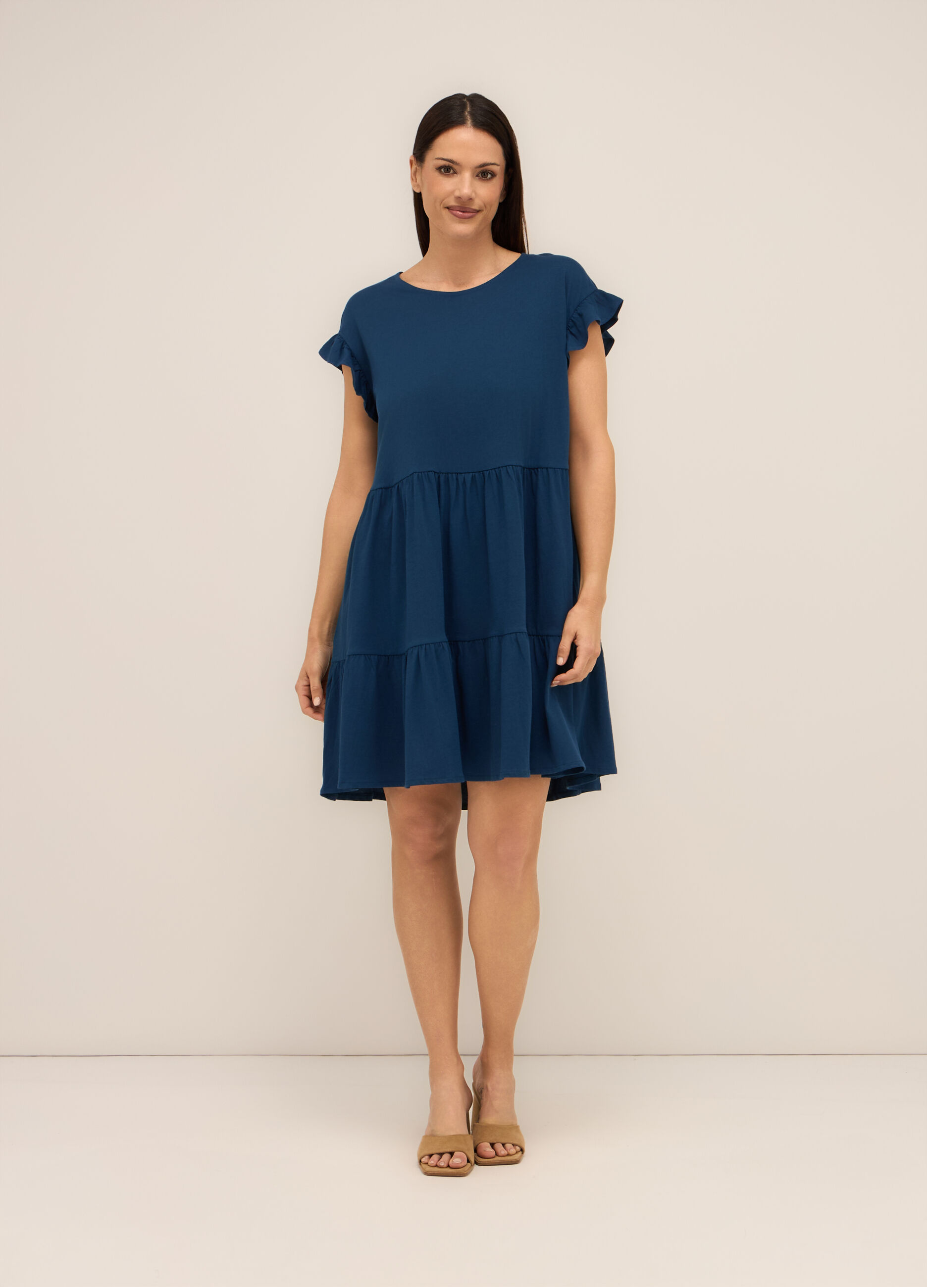 Abito in jersey di puro cotone donna_0