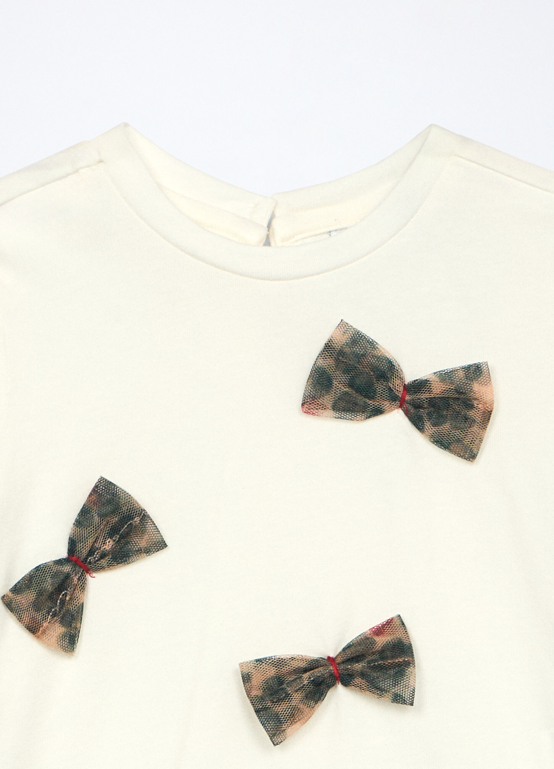T-shirt in jersey di cotone stretch neonata_2