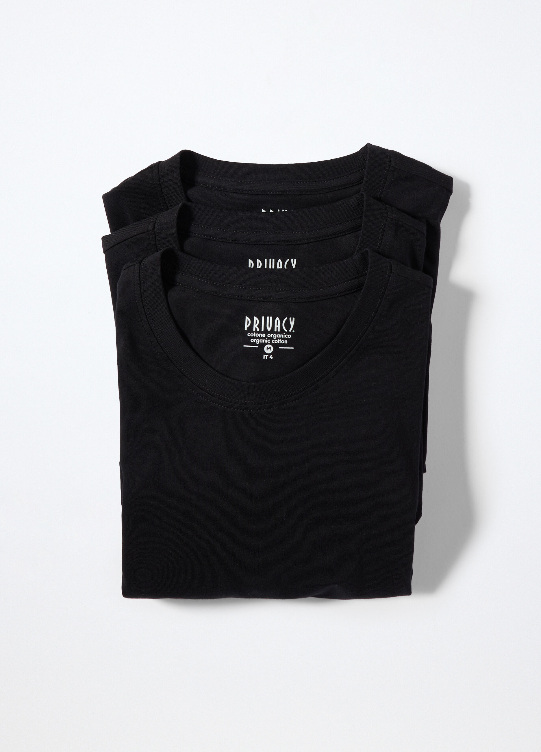 3 pack T-shirt girocollo in misto cotone uomo_0