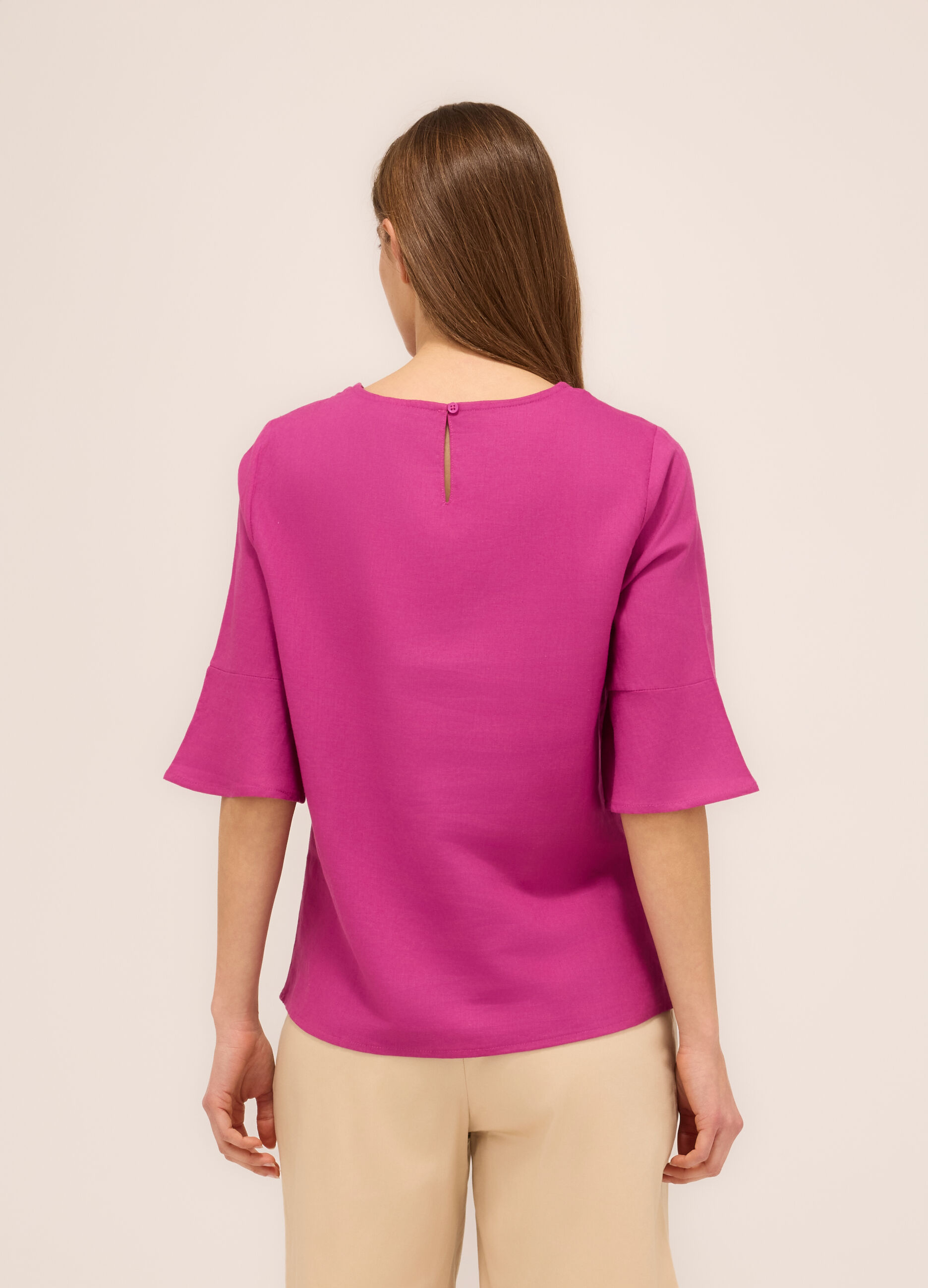 Blusa misto lino donna_1