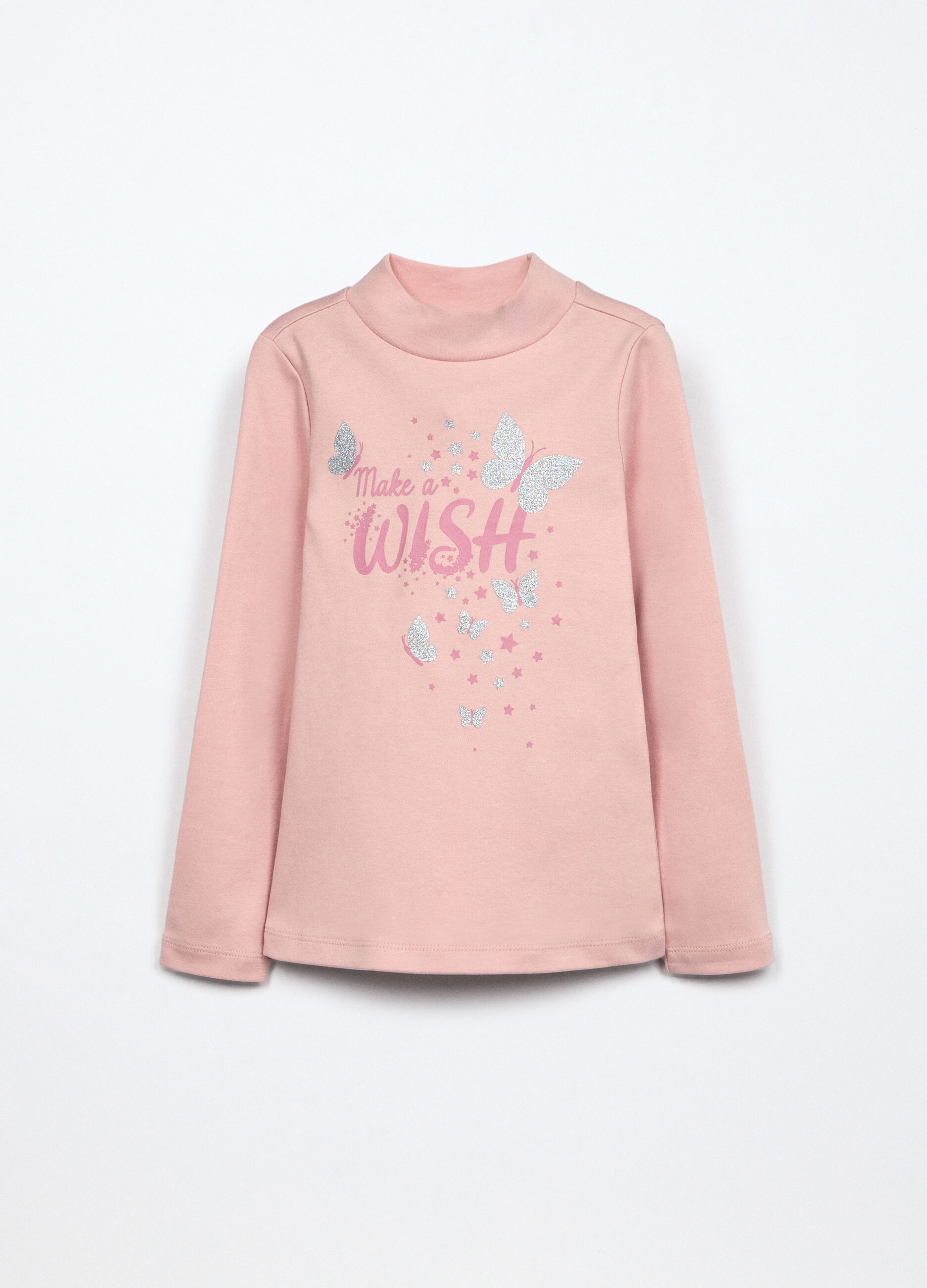 Lupetto in interlock di puro cotone bambina_0