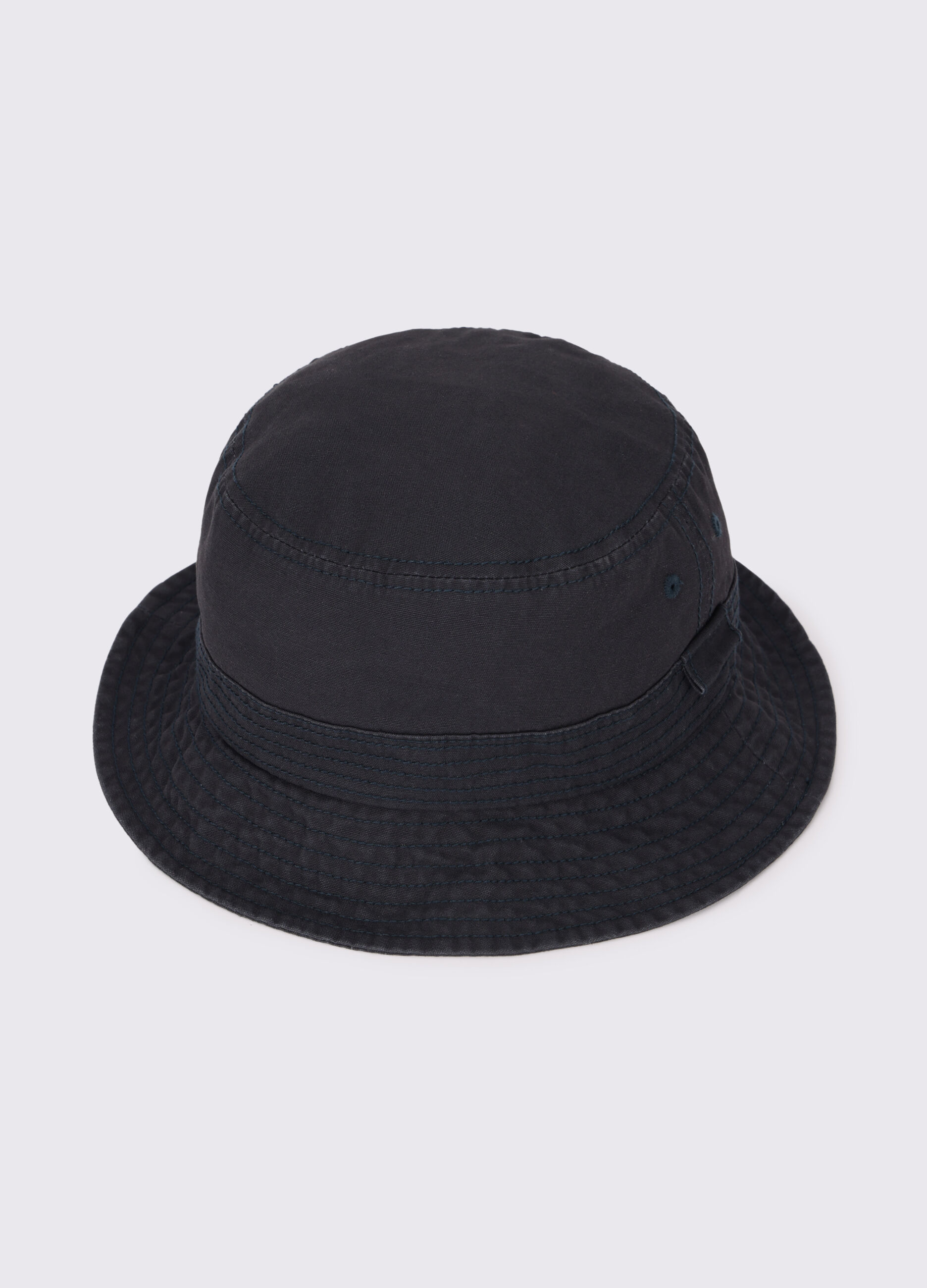 Cappello bucket in tela di cotone uomo_0