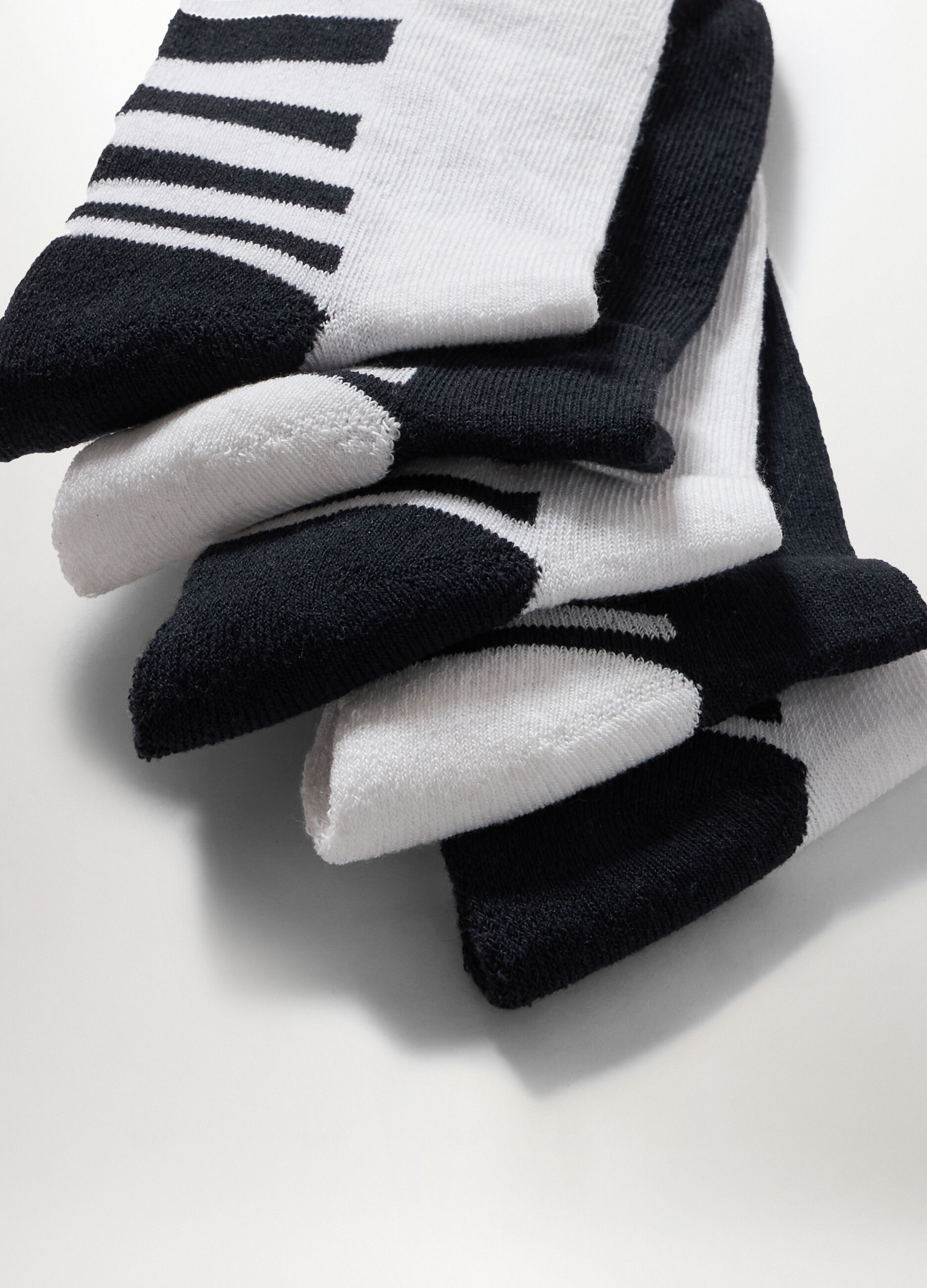 5 pack calzini sneaker in misto cotone uomo_1