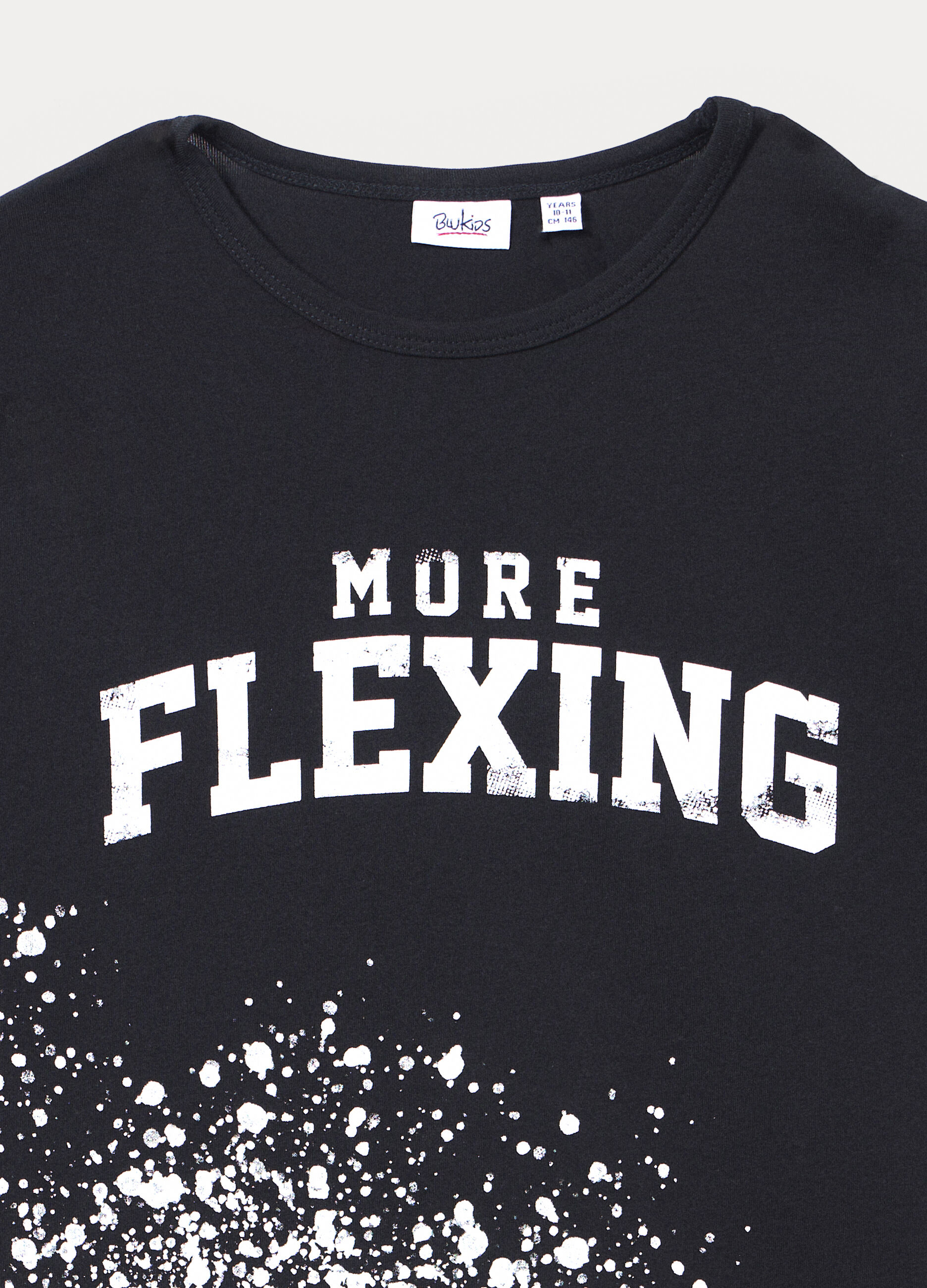 T-shirt girocollo in jersey di cotone stretch ragazzo_2