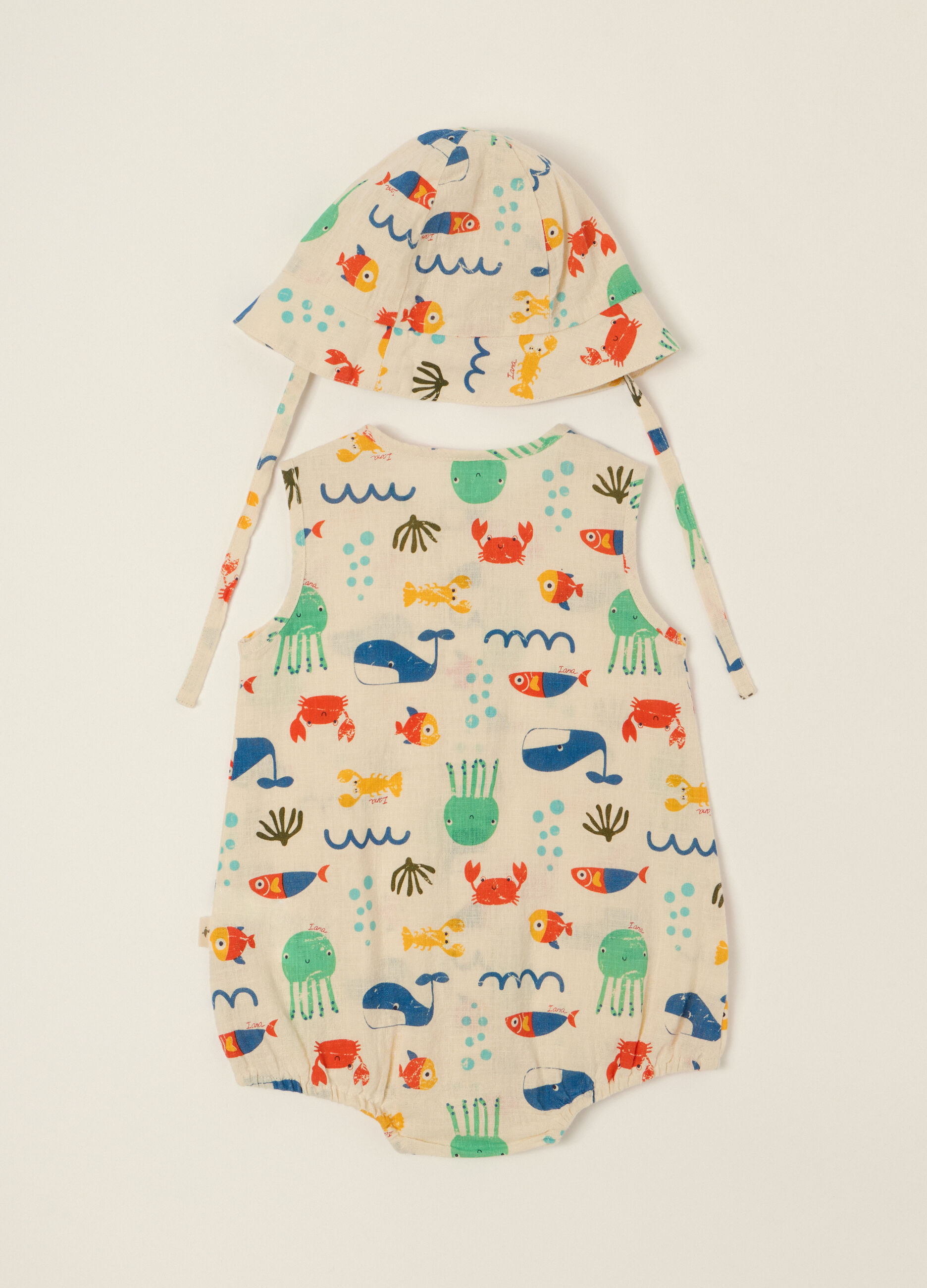 Tutina in puro cotone IANA neonato_1