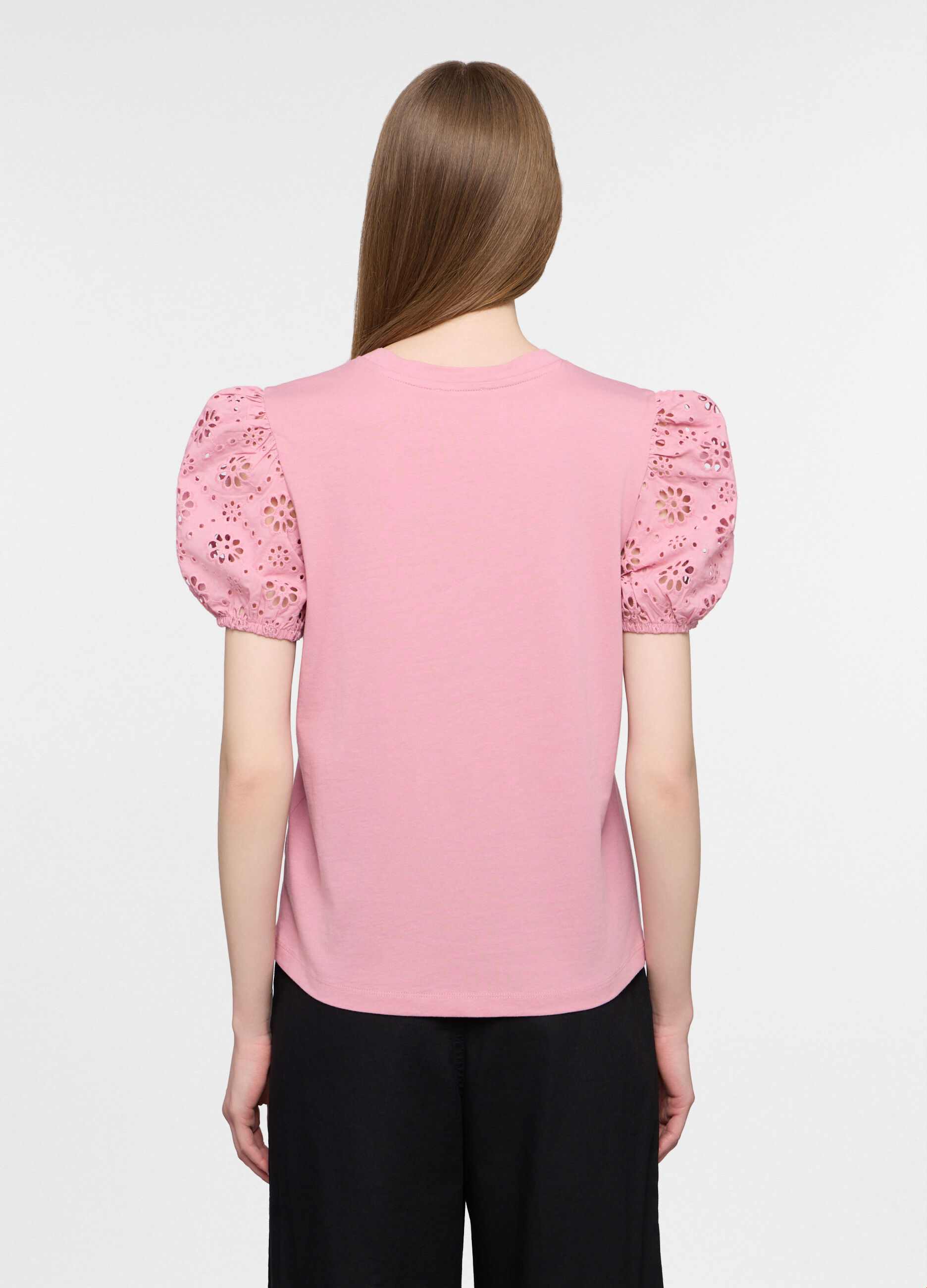 T-shirt girocollo donna_1