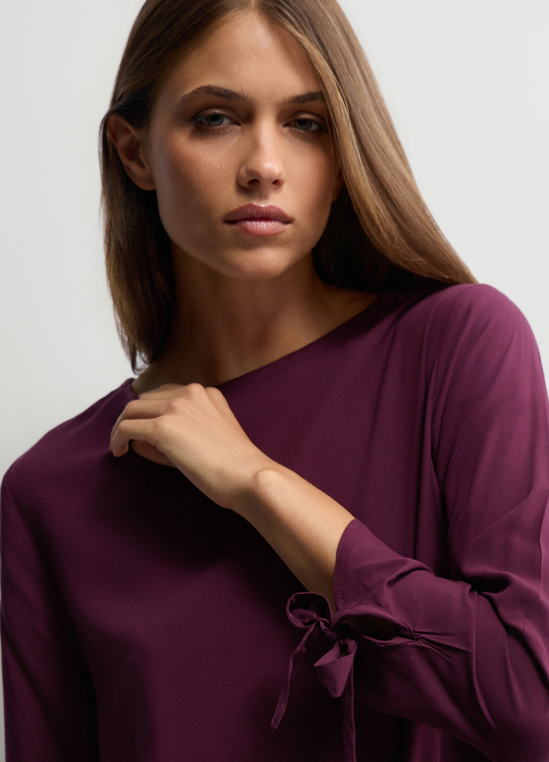 Blusa in pura viscosa donna_2