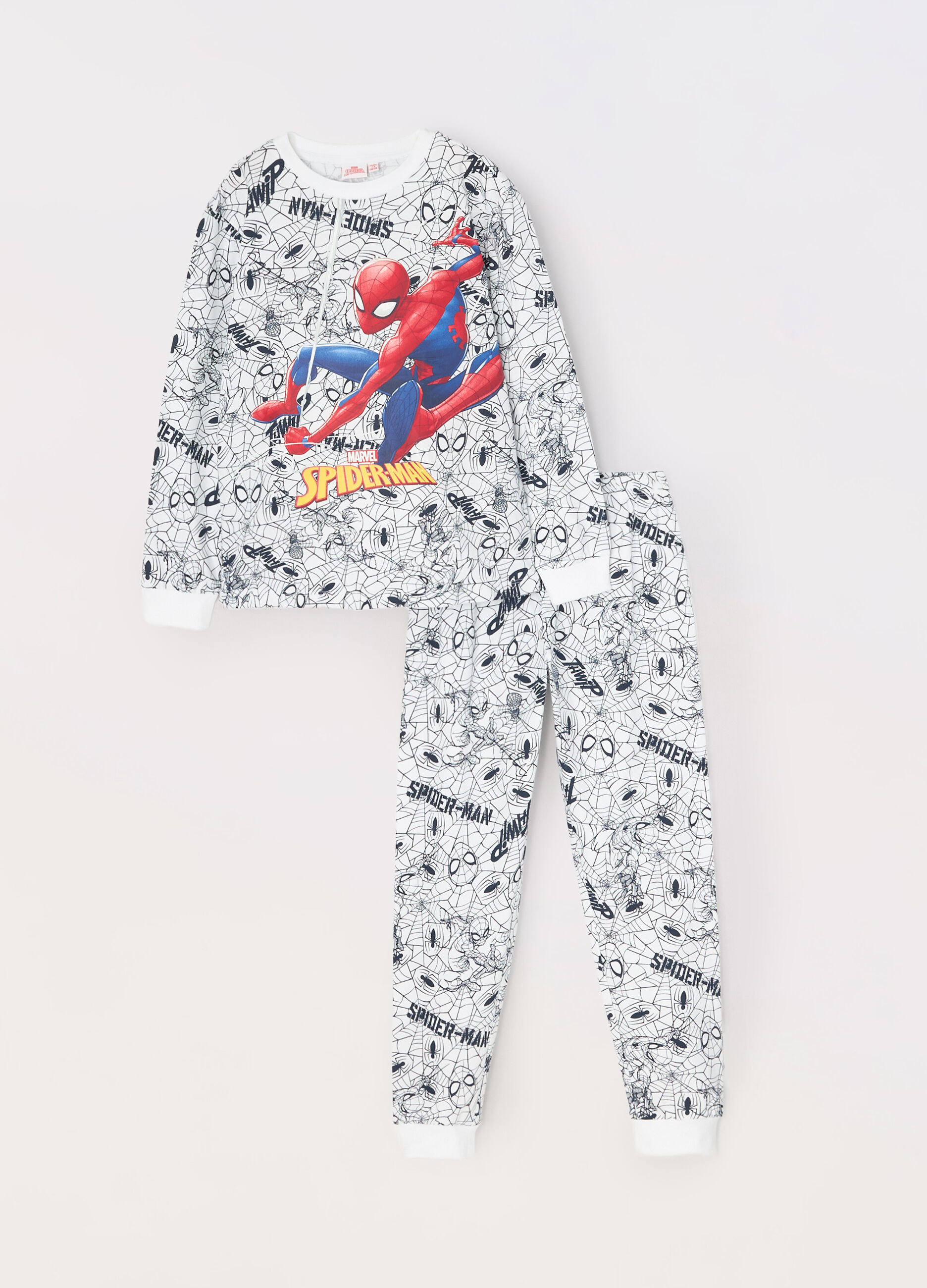 Set pigiama in jersey di puro cotone bambino Spider-Man_0