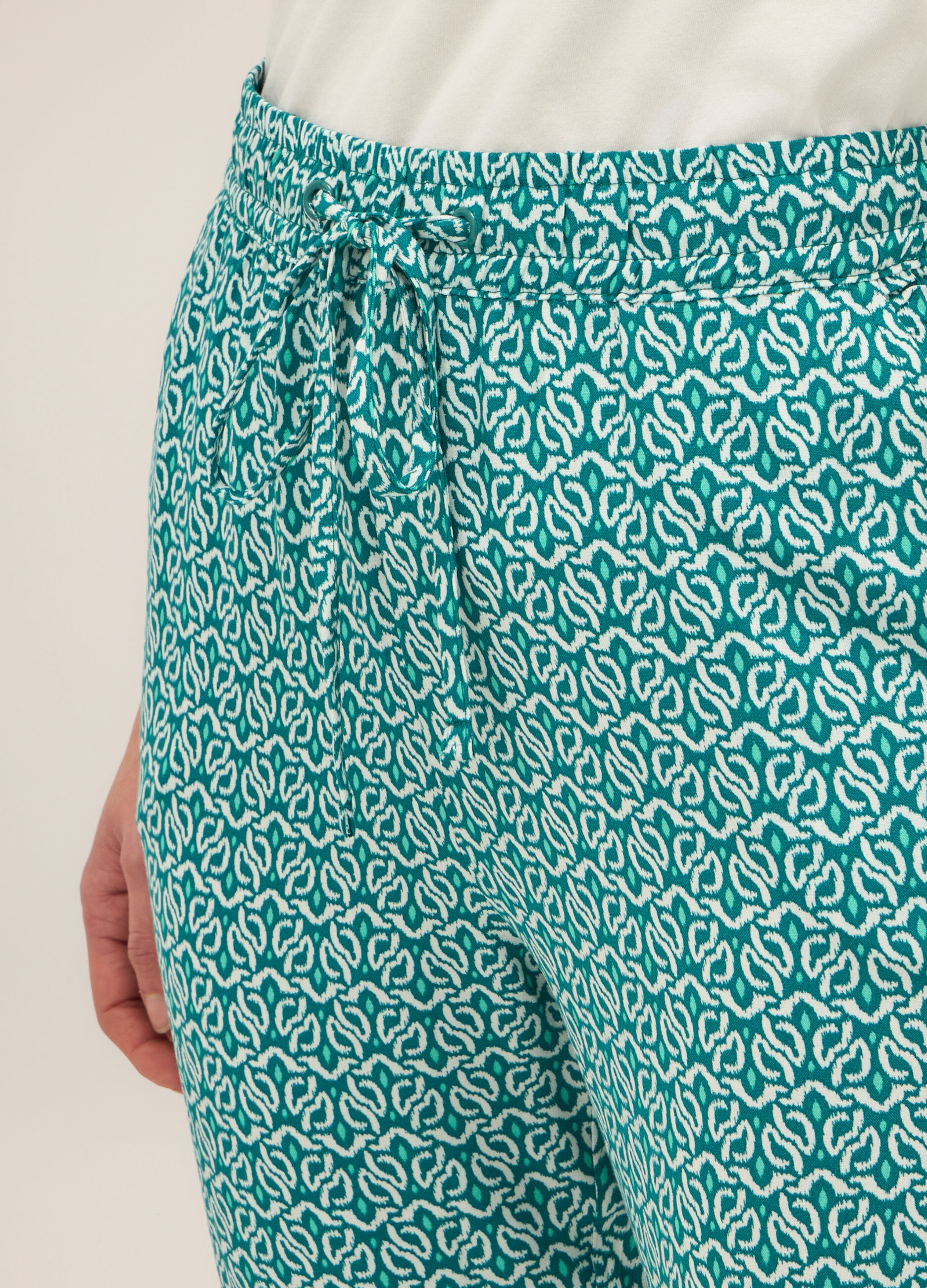 Pantaloni in pura viscosa donna_2
