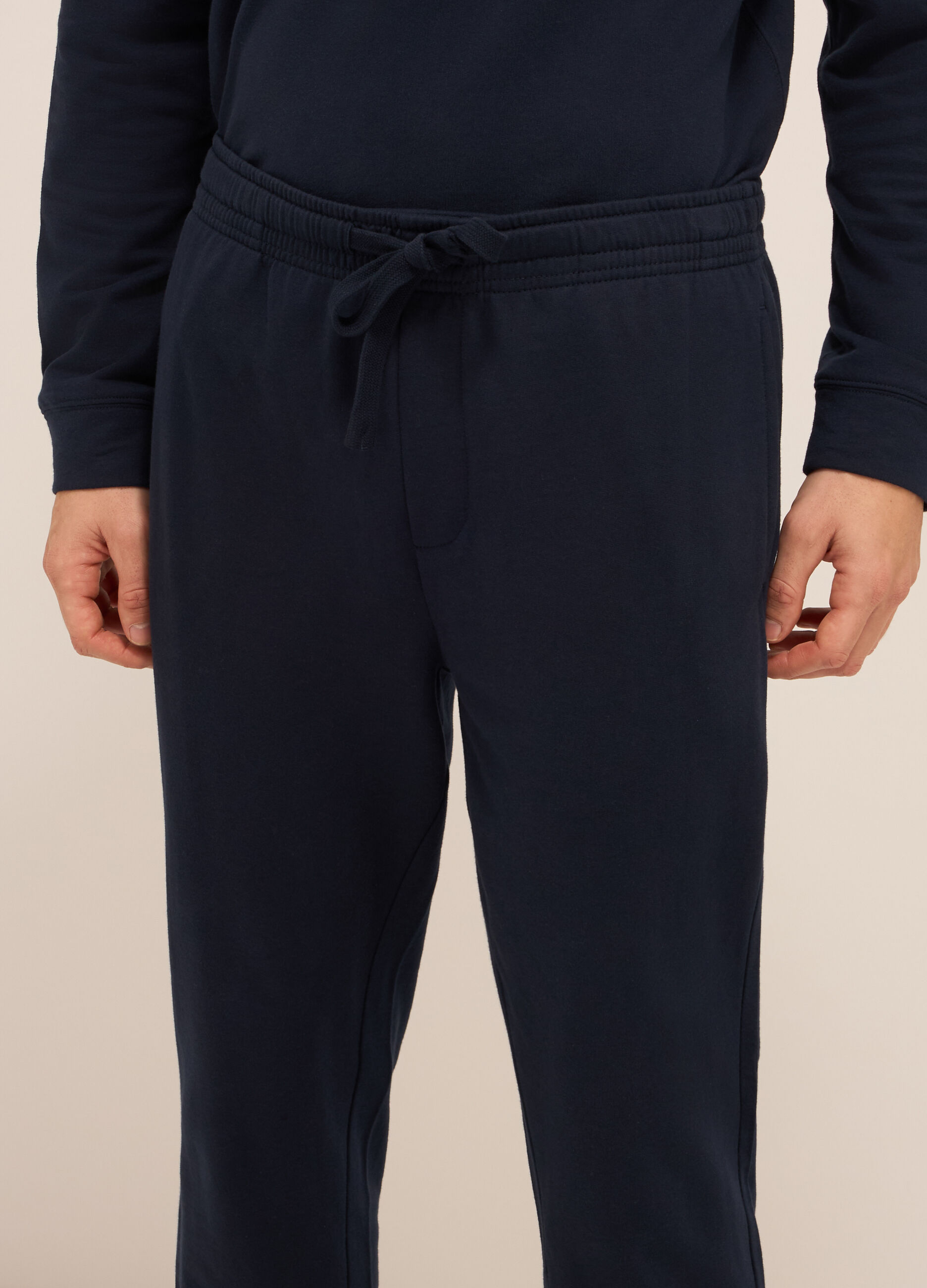 Jogger leisure in puro cotone uomo_2