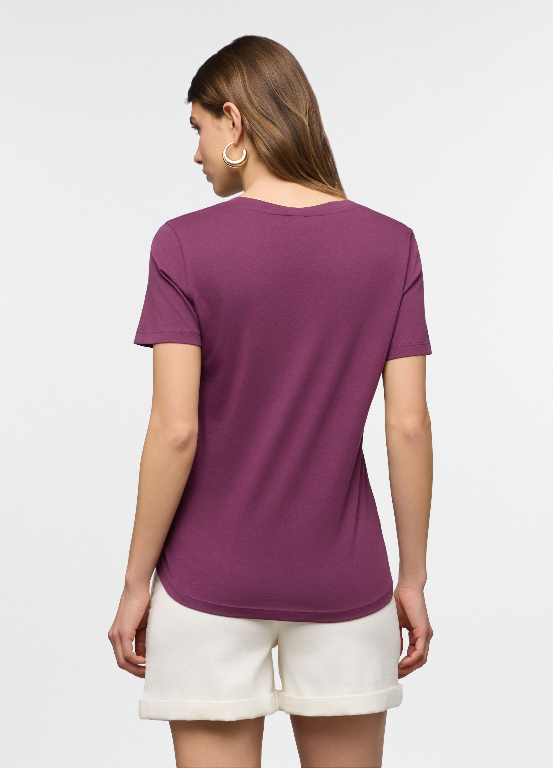 T-shirt girocollo donna_1