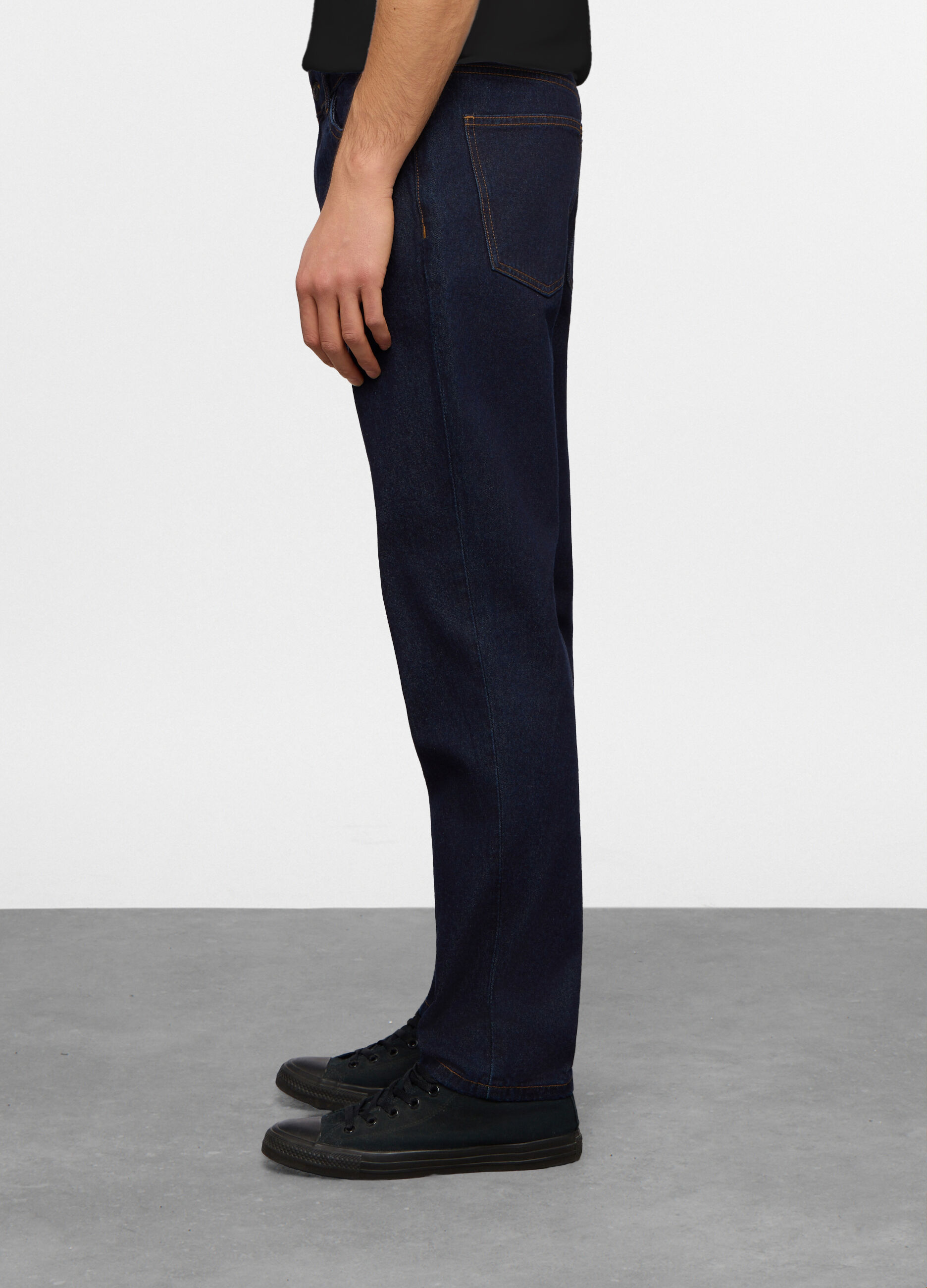 Jeans 5 tasche slim fit in denim uomo_1